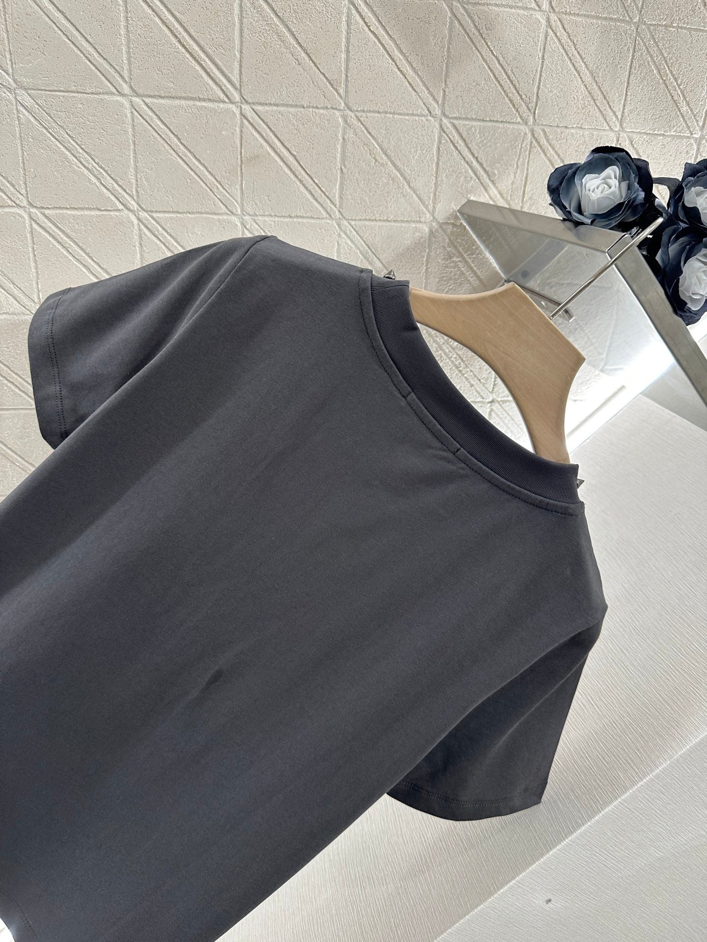 D*♥2025 new product Rivet short sleeves