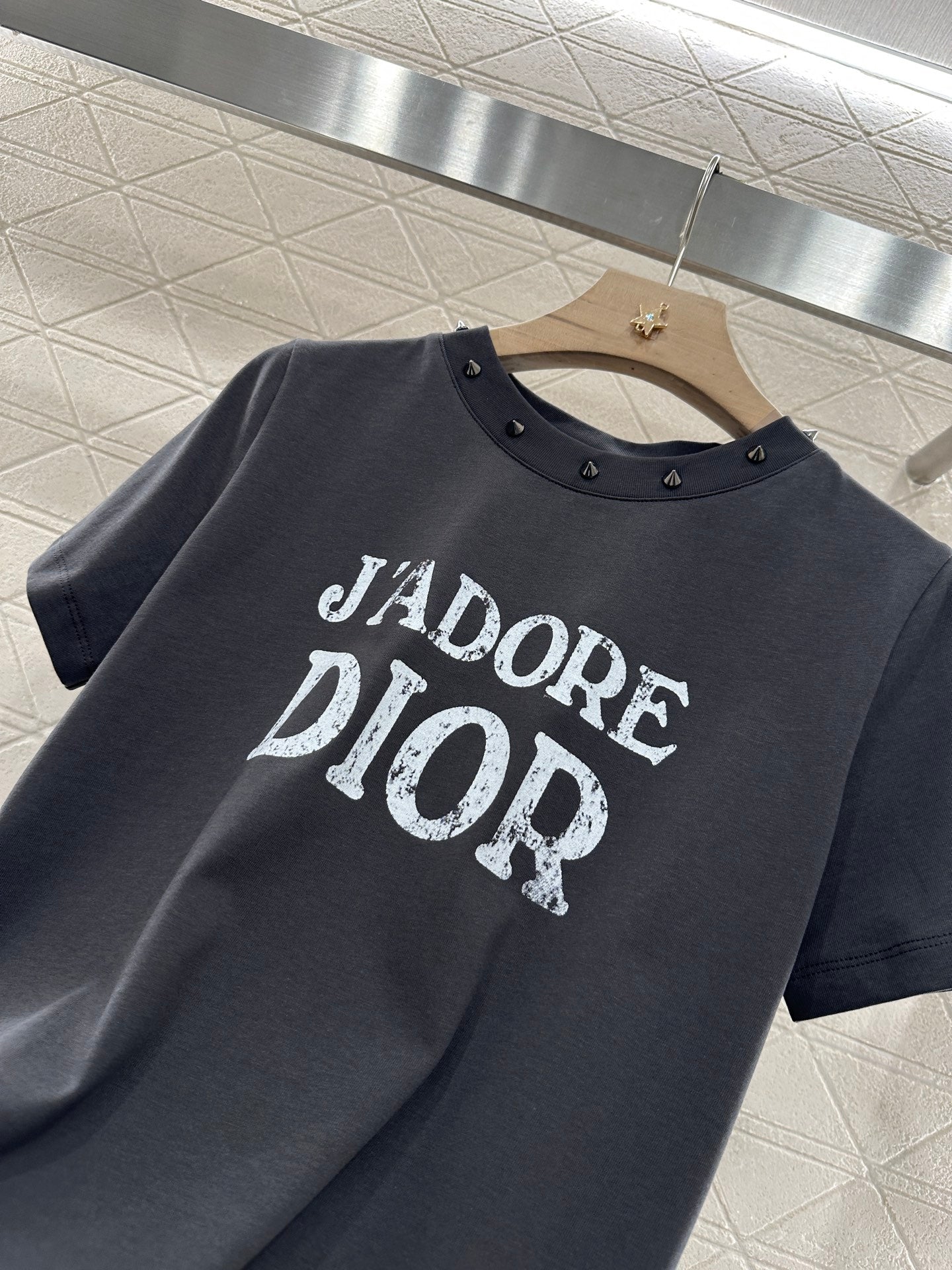 D*♥2025 new product Rivet short sleeves