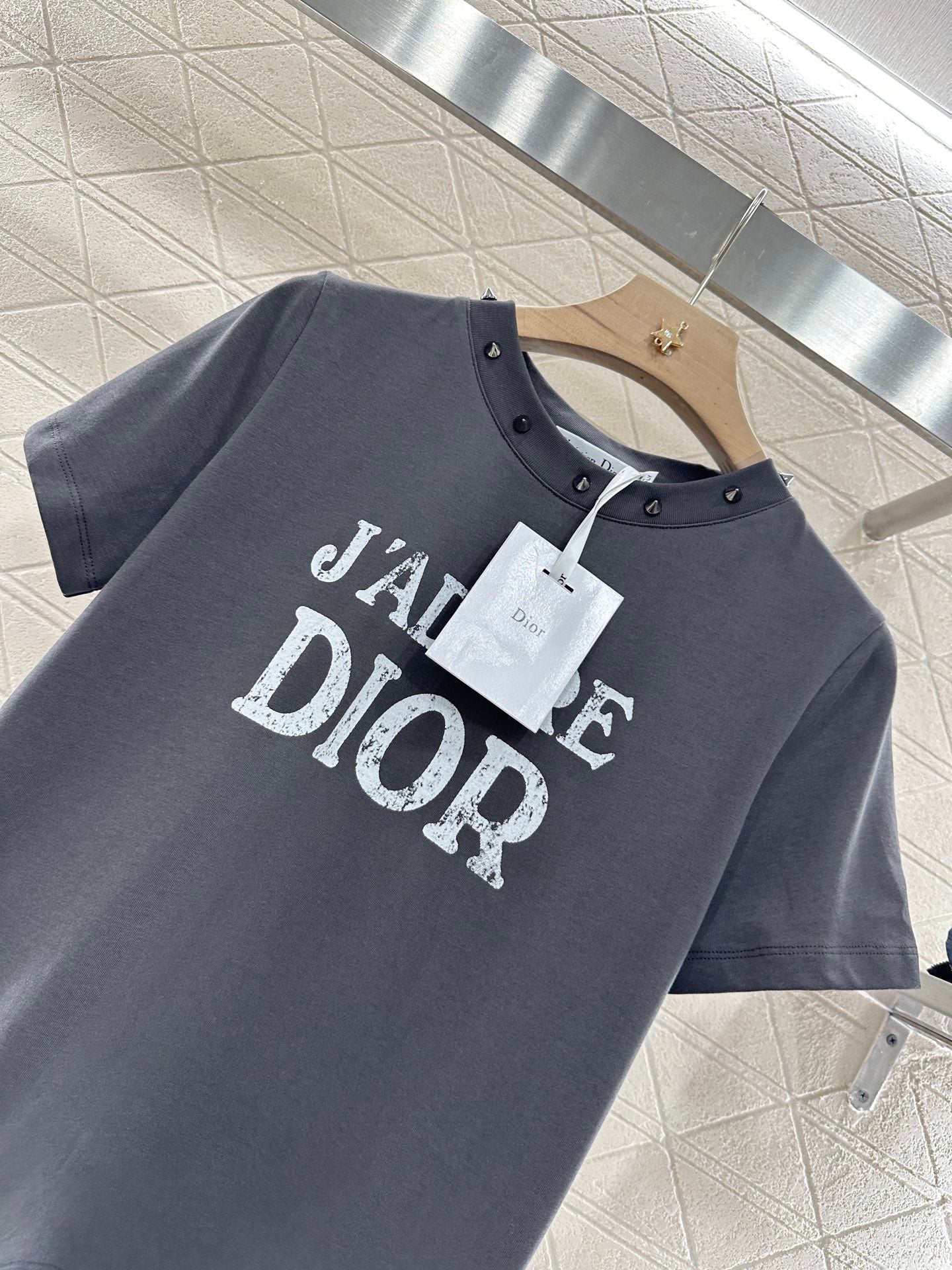 D*♥2025 new product Rivet short sleeves