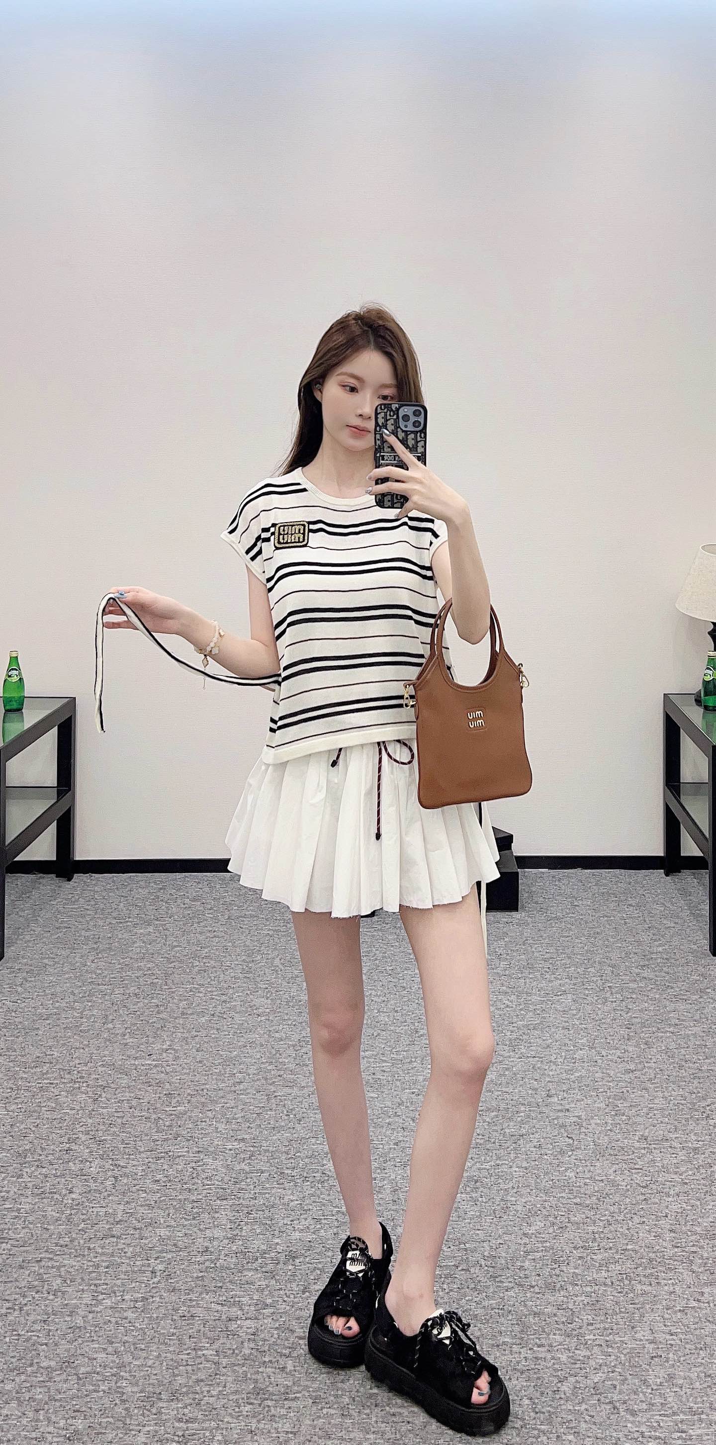 Mi*mi*♥New product Knitted short sleeves