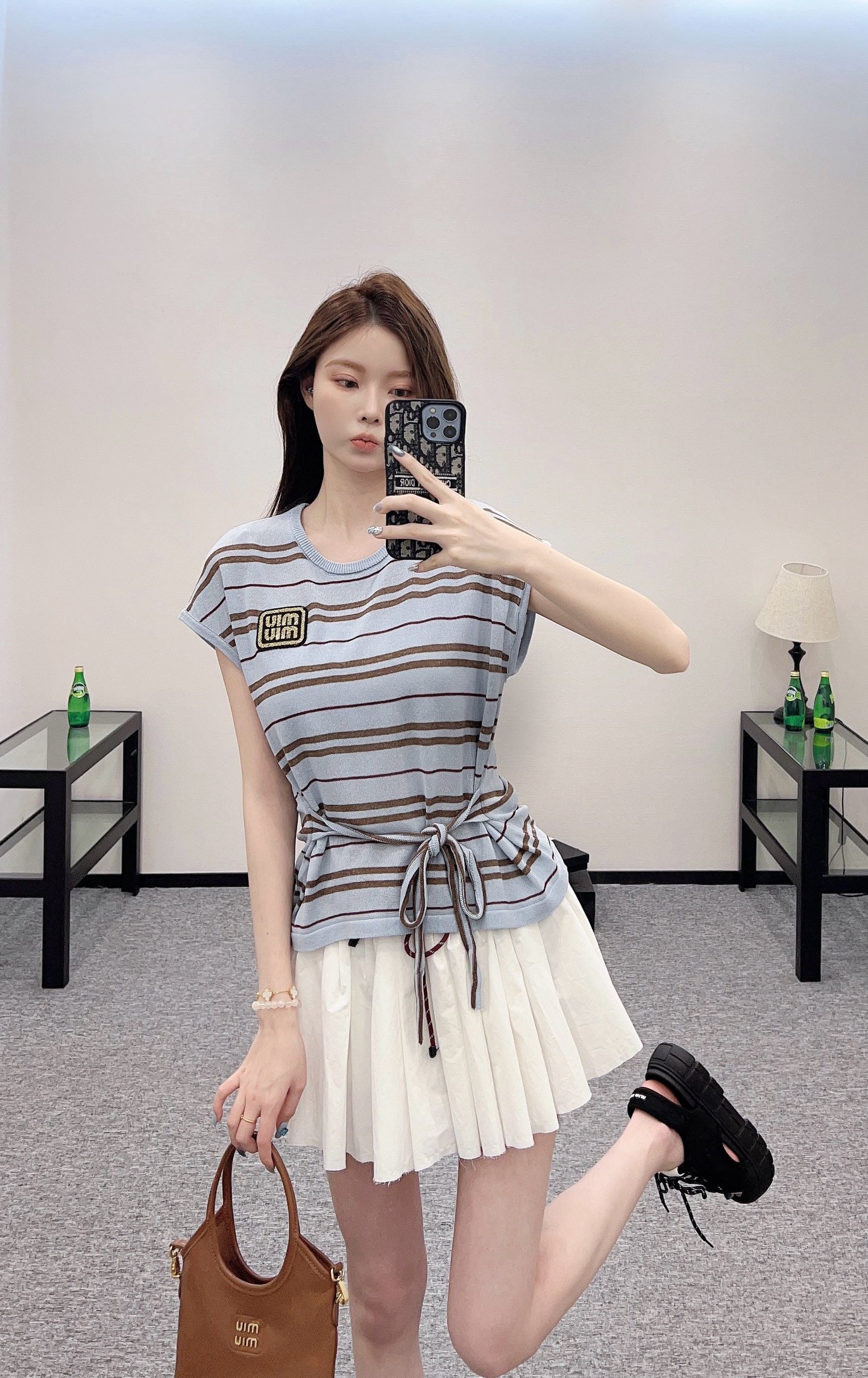 Mi*mi*♥New product Knitted short sleeves