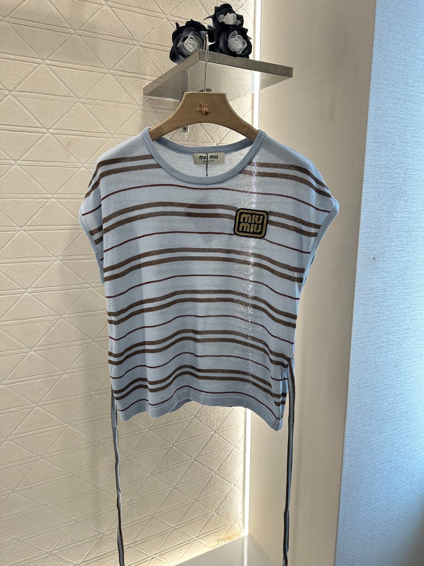 Mi*mi*♥New product Knitted short sleeves