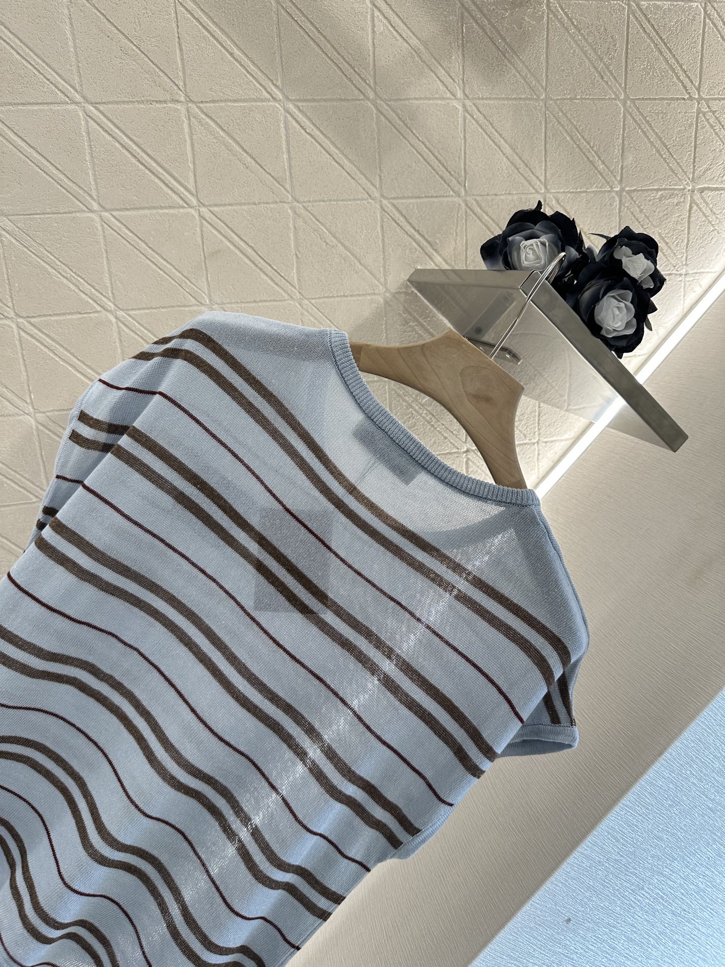 Mi*mi*♥New product Knitted short sleeves
