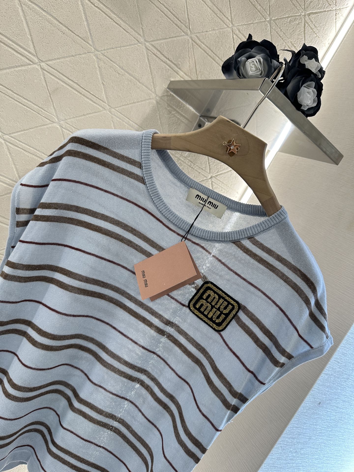 Mi*mi*♥New product Knitted short sleeves