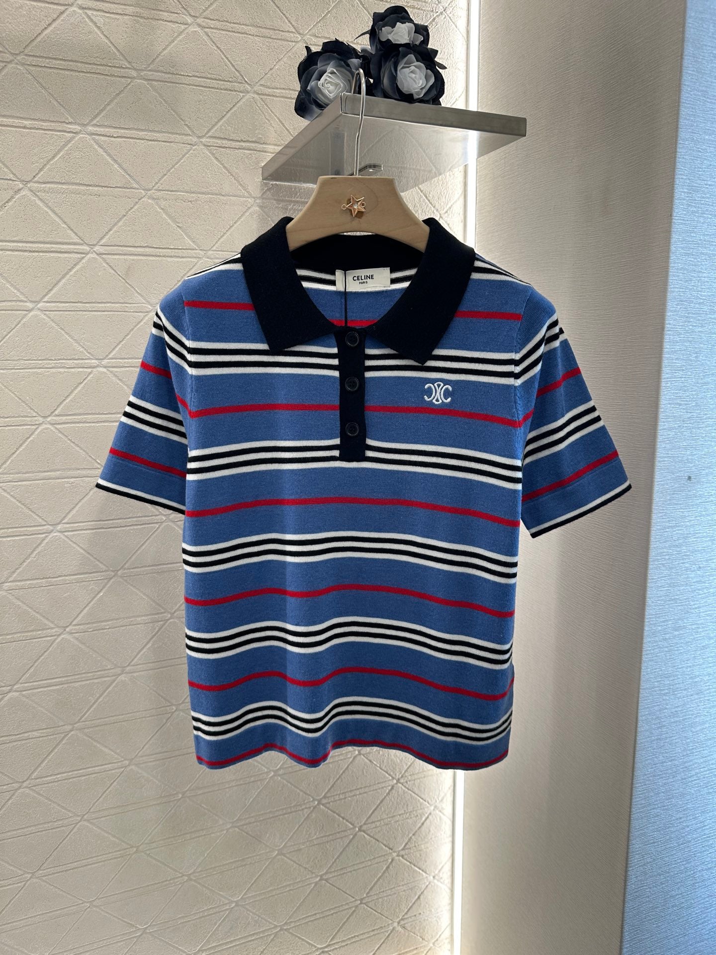 C*♥2025 new product Striped short sleeves