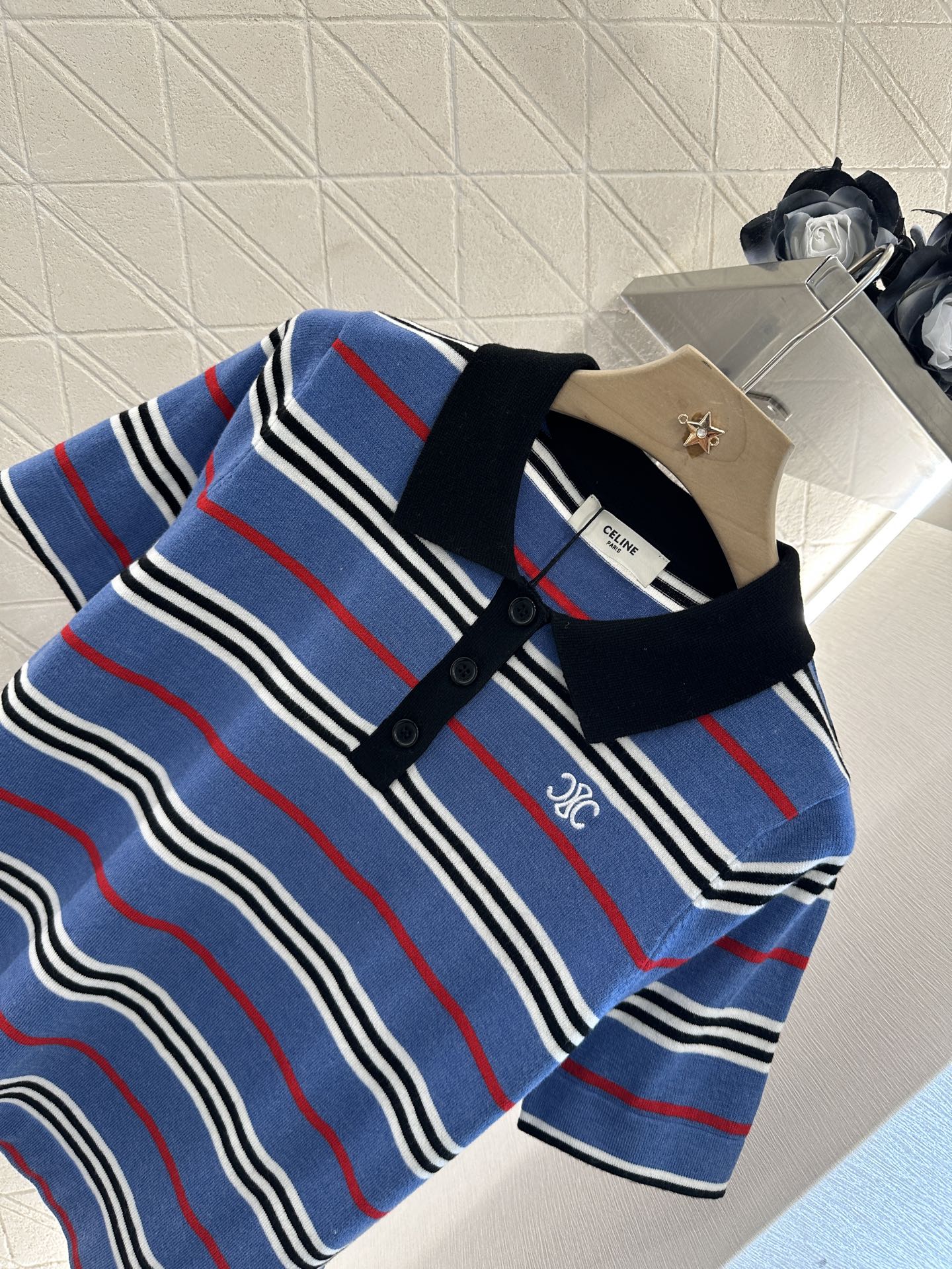 C*♥2025 new product Striped short sleeves