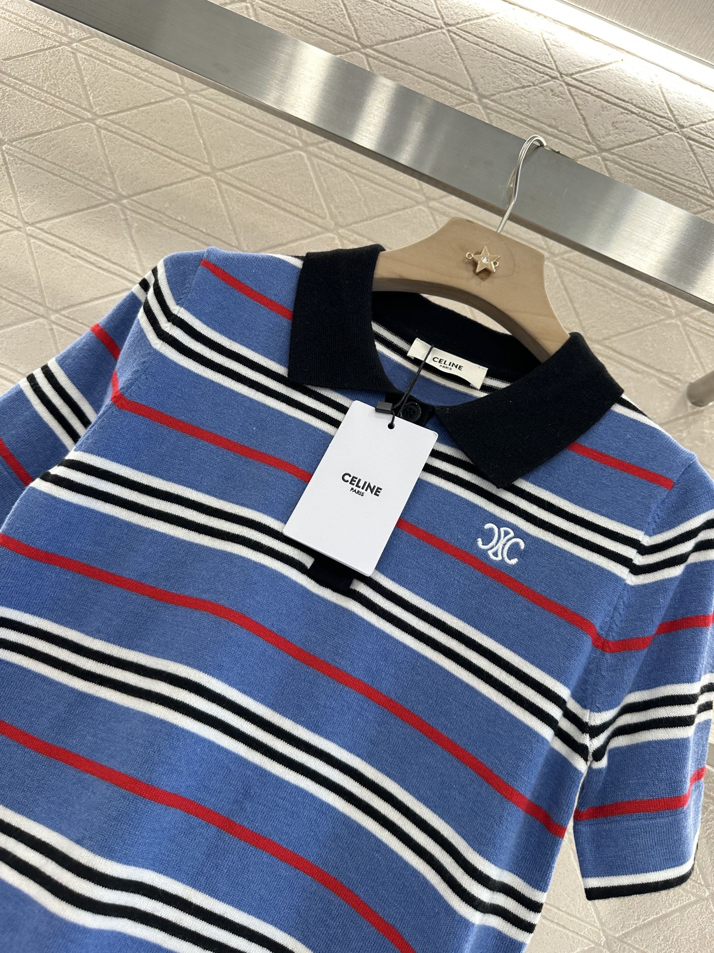 C*♥2025 new product Striped short sleeves