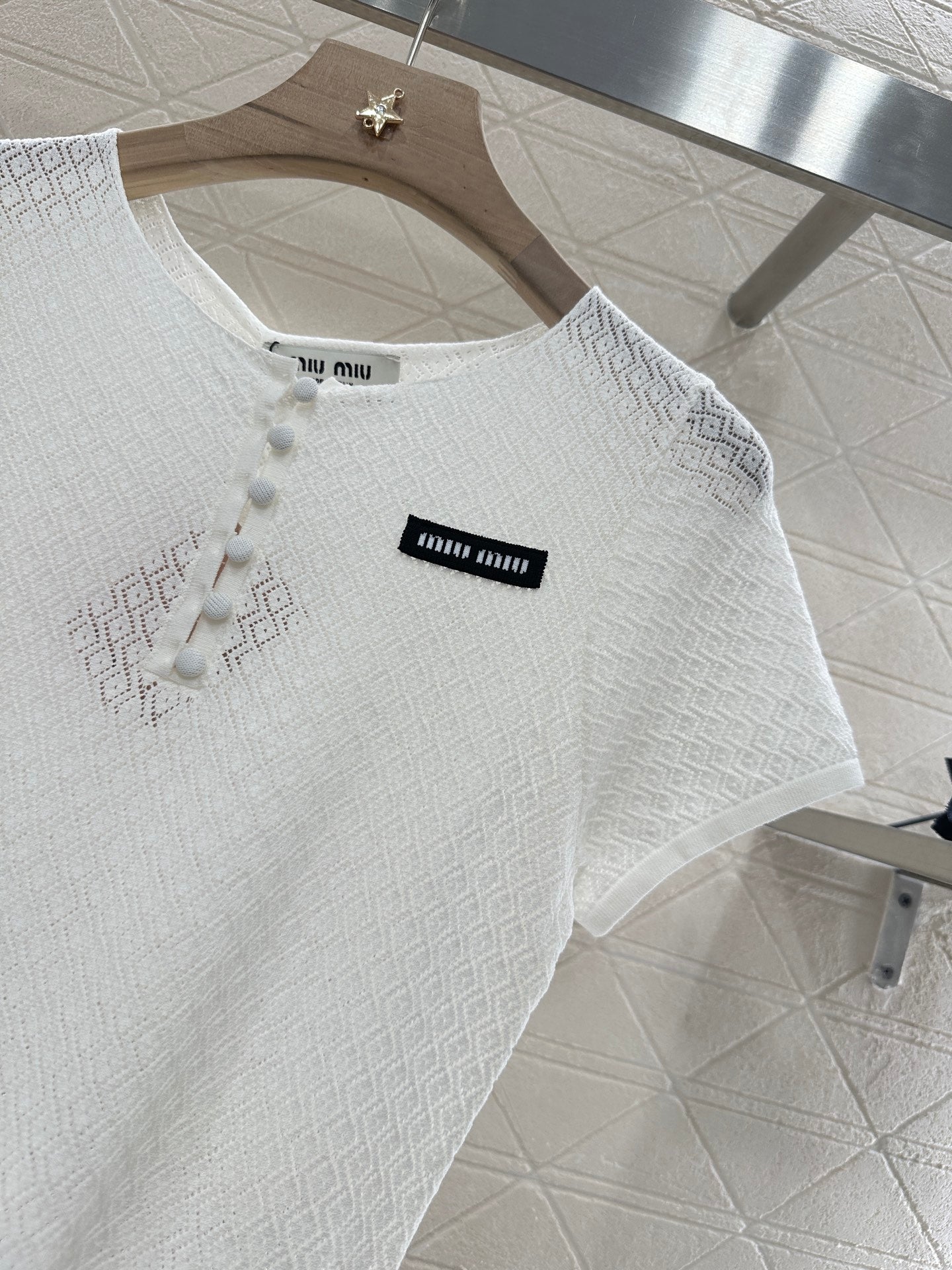 Mi*mi*♥2025 new products Knitted short sleeves