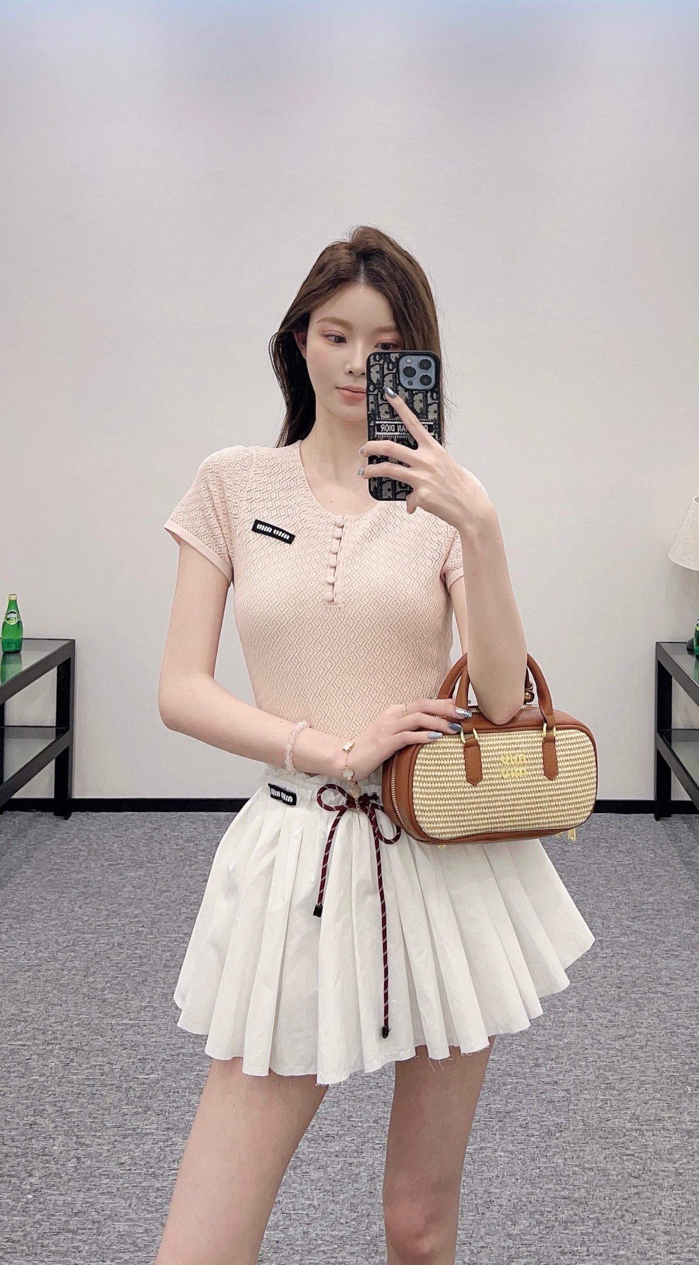Mi*mi*♥2025 new products Knitted short sleeves