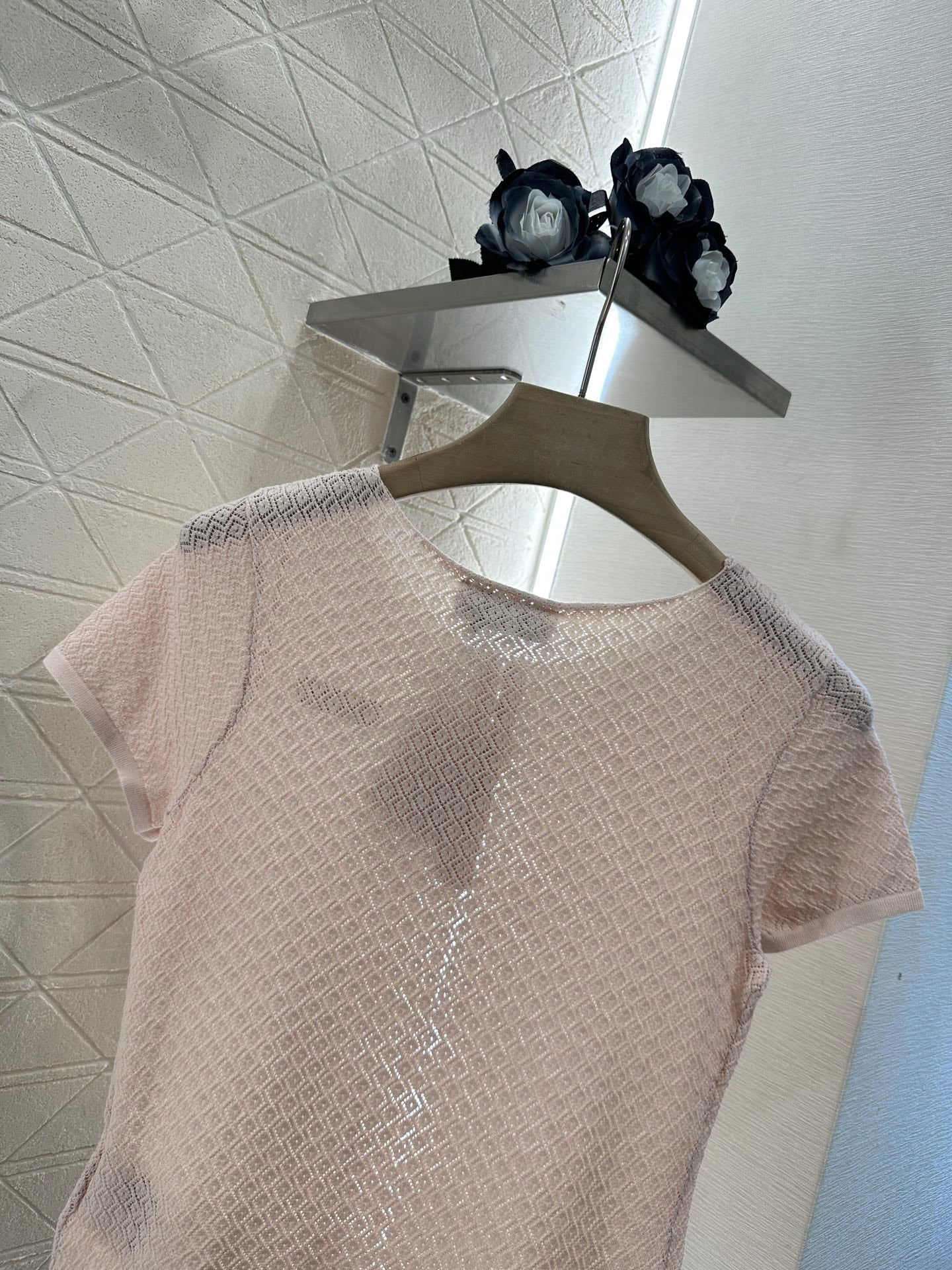 Mi*mi*♥2025 new products Knitted short sleeves