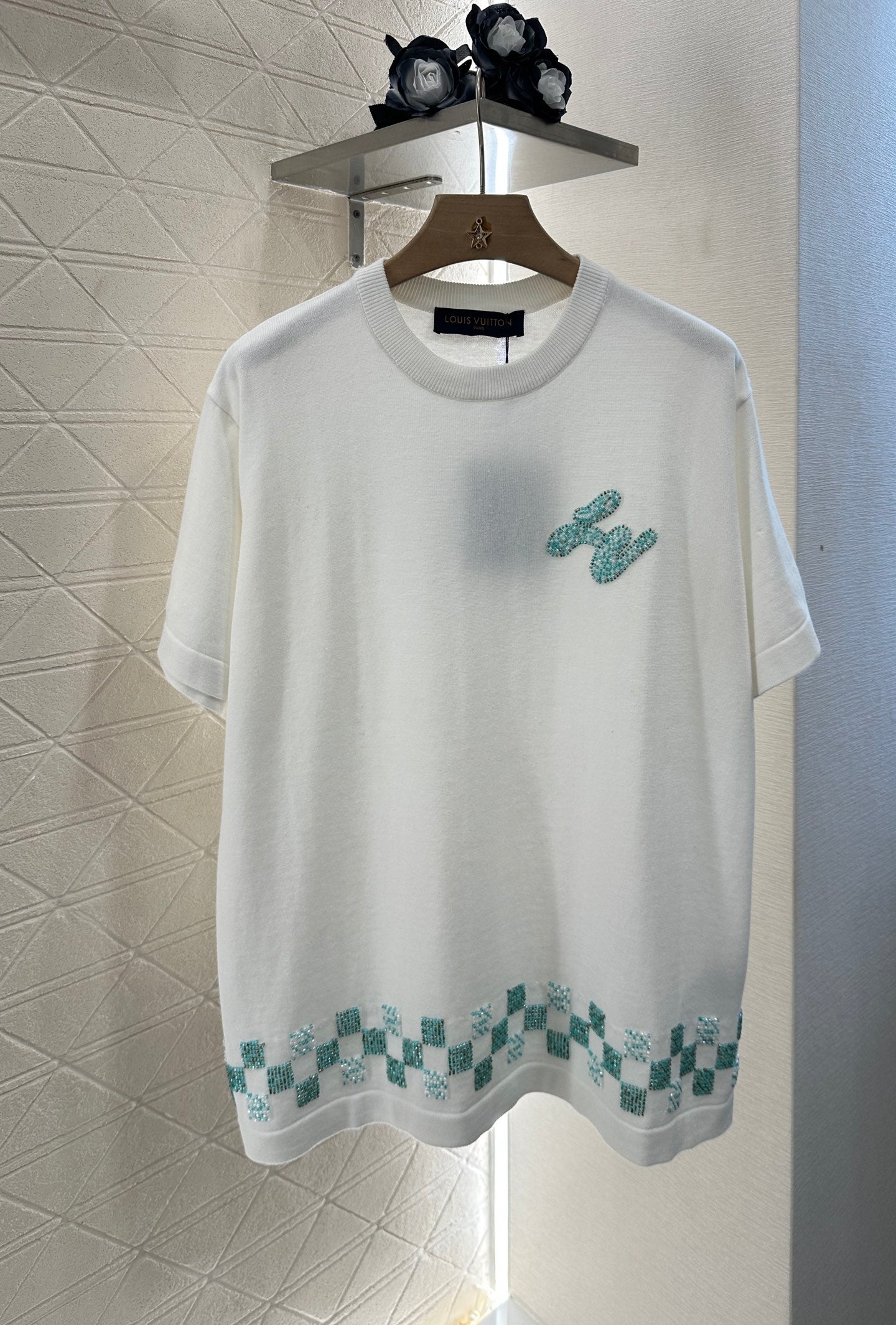 Louis *♥New arrival Beaded cotton top