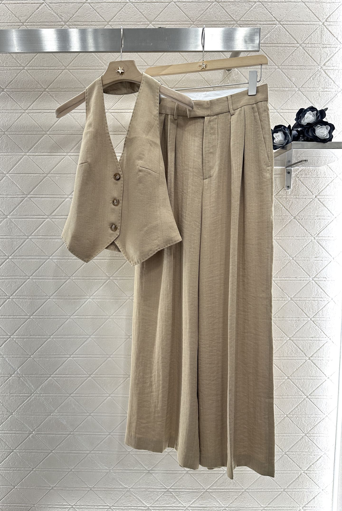 M* M*♥2025 new products Vest and trousers set