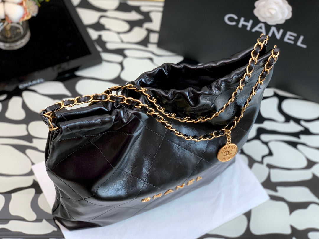 C* 22bag garbage bag♥ Black Golden Lotus