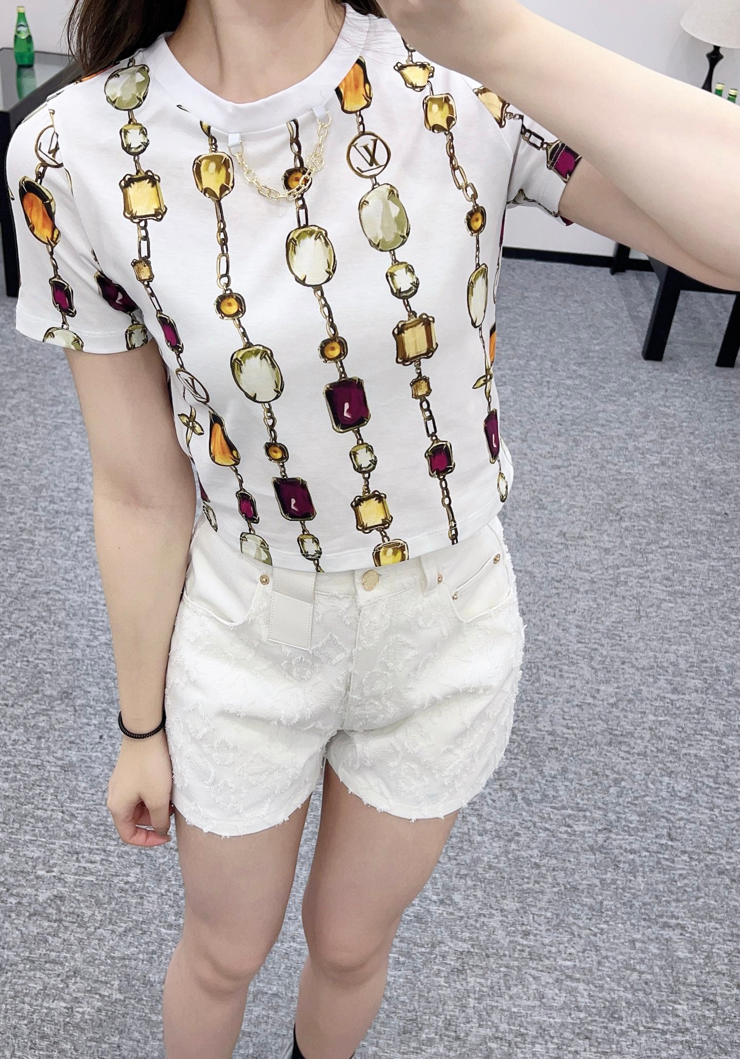 Louis *♥2025 new products Printed chain