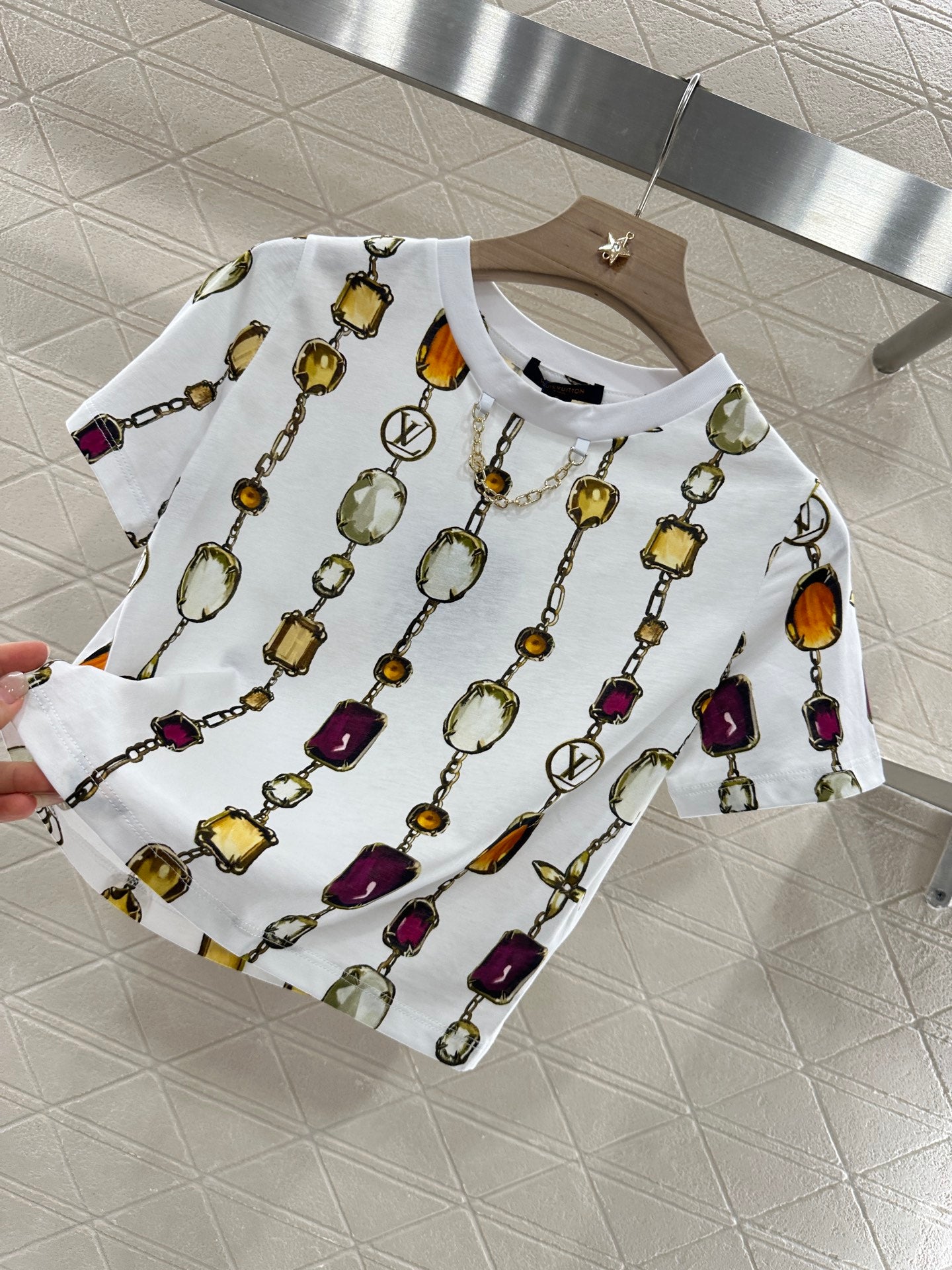 Louis *♥2025 new products Printed chain