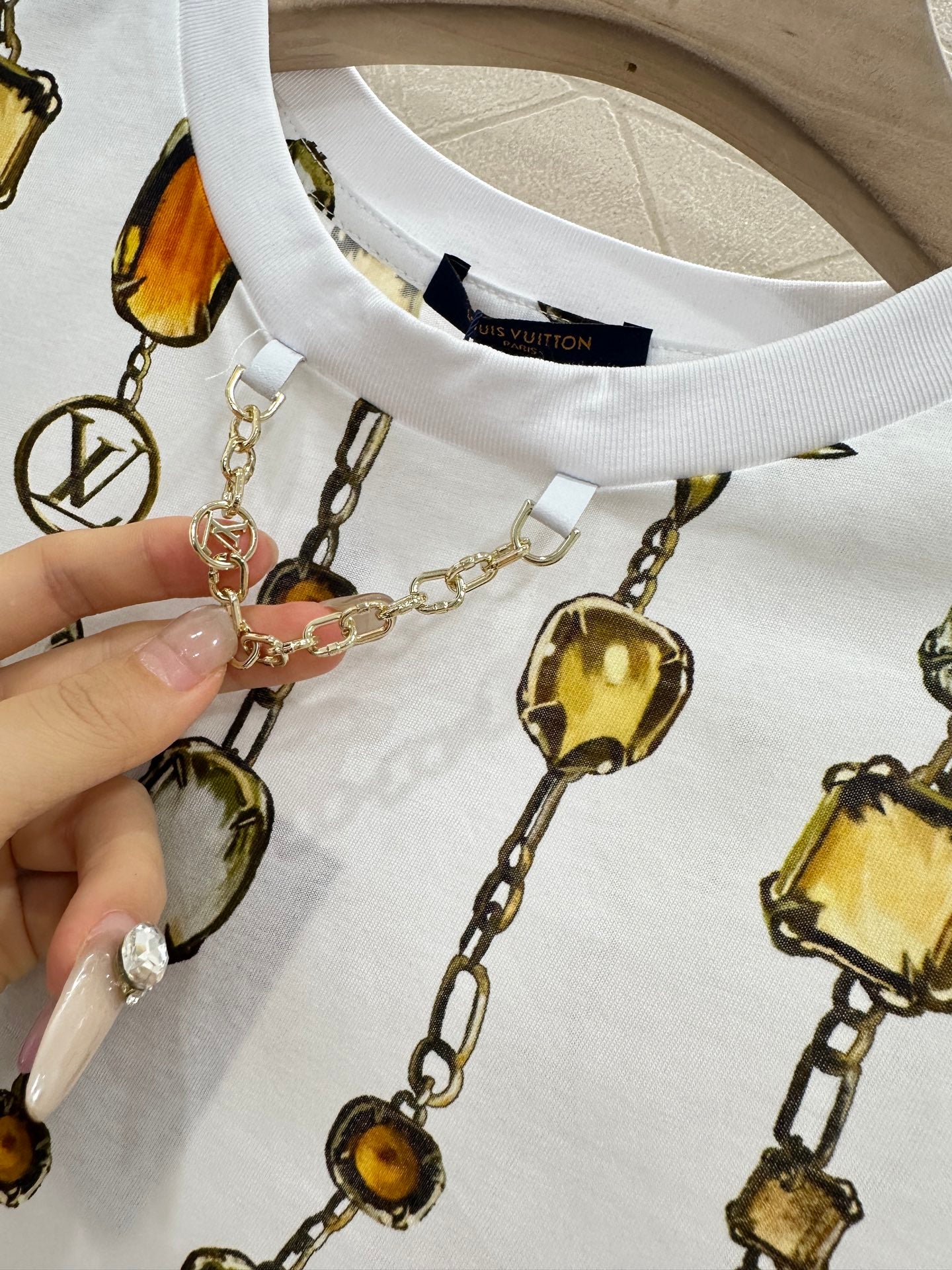 Louis *♥2025 new products Printed chain