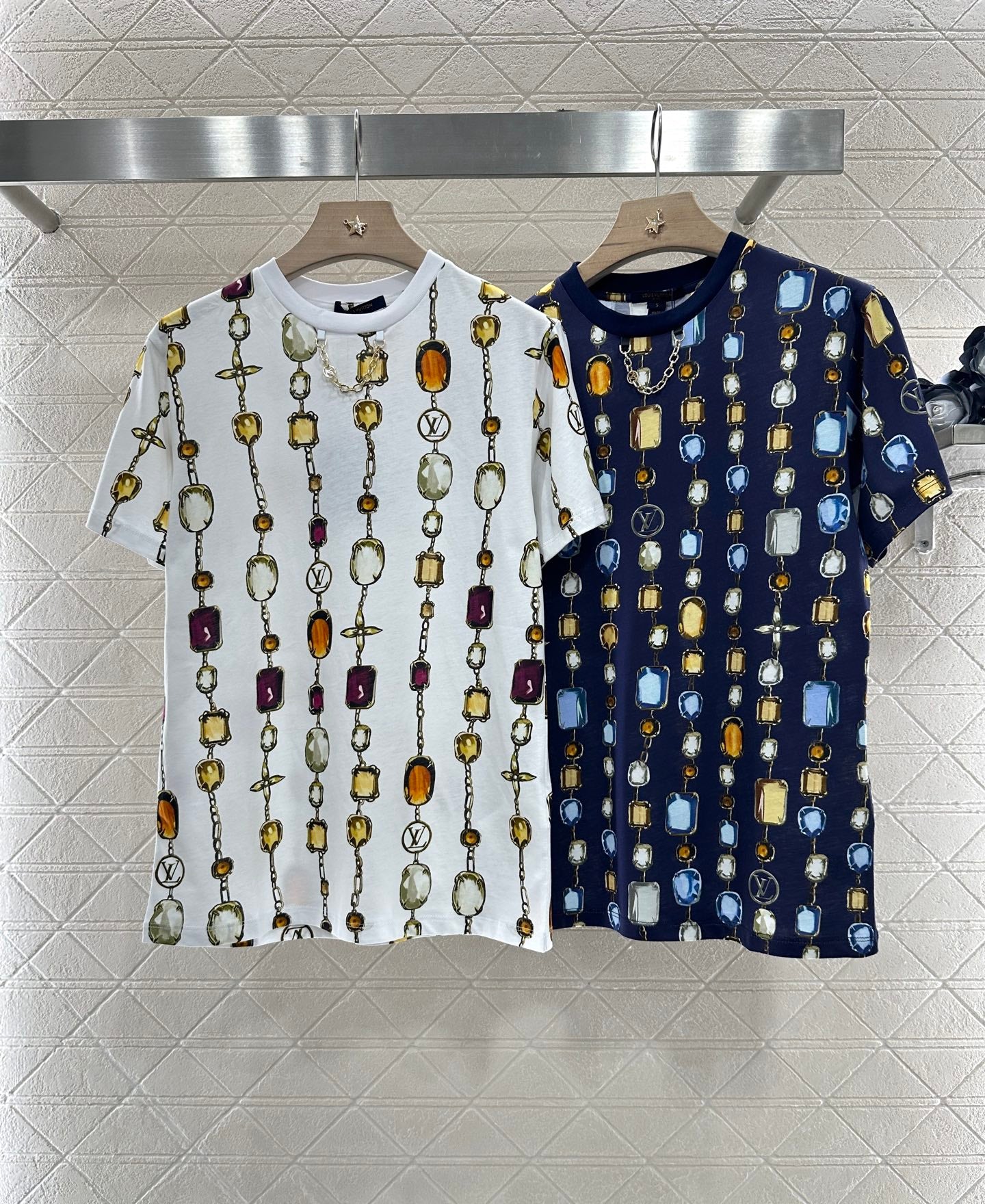 Louis *♥2025 new product Round neck printed chain