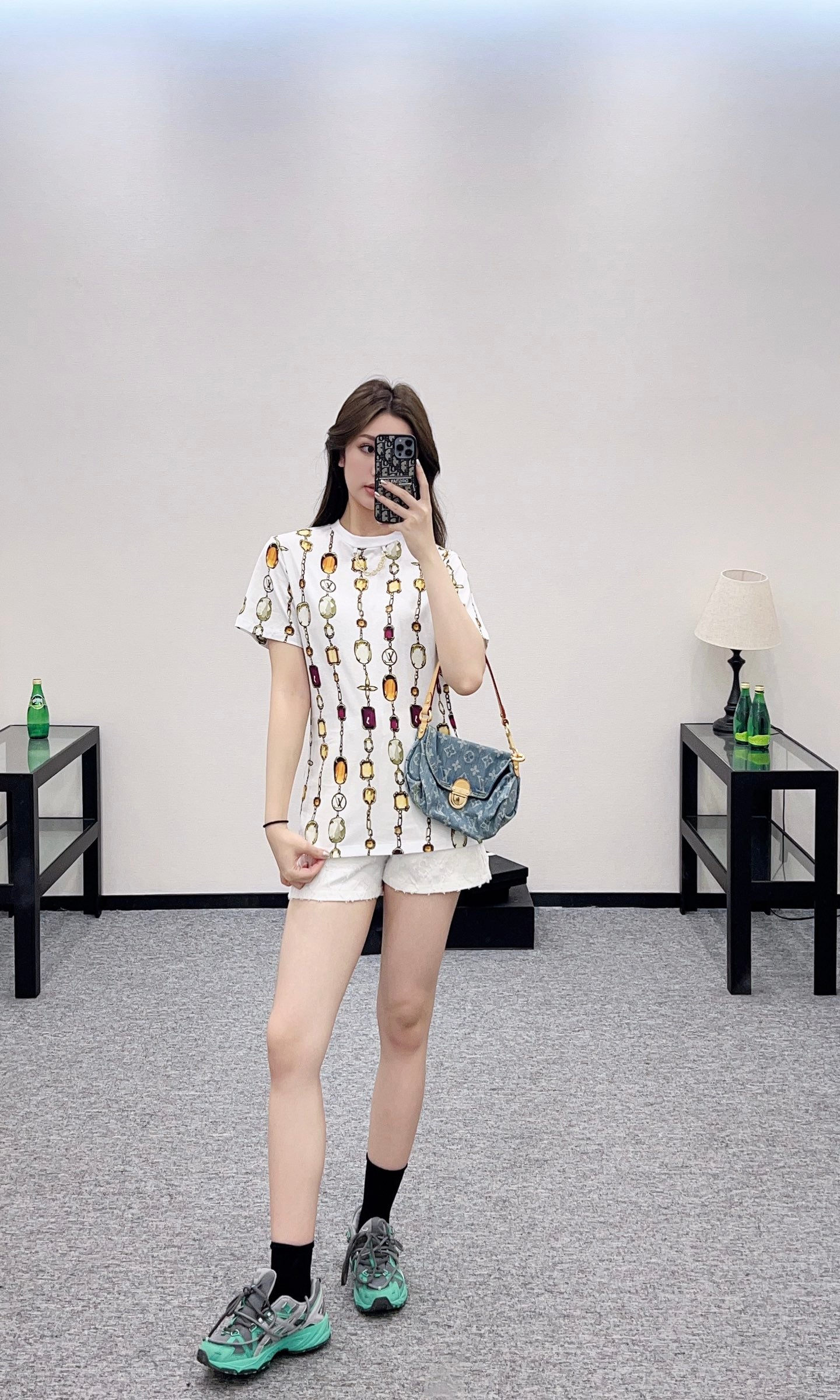 Louis *♥2025 new product Round neck printed chain