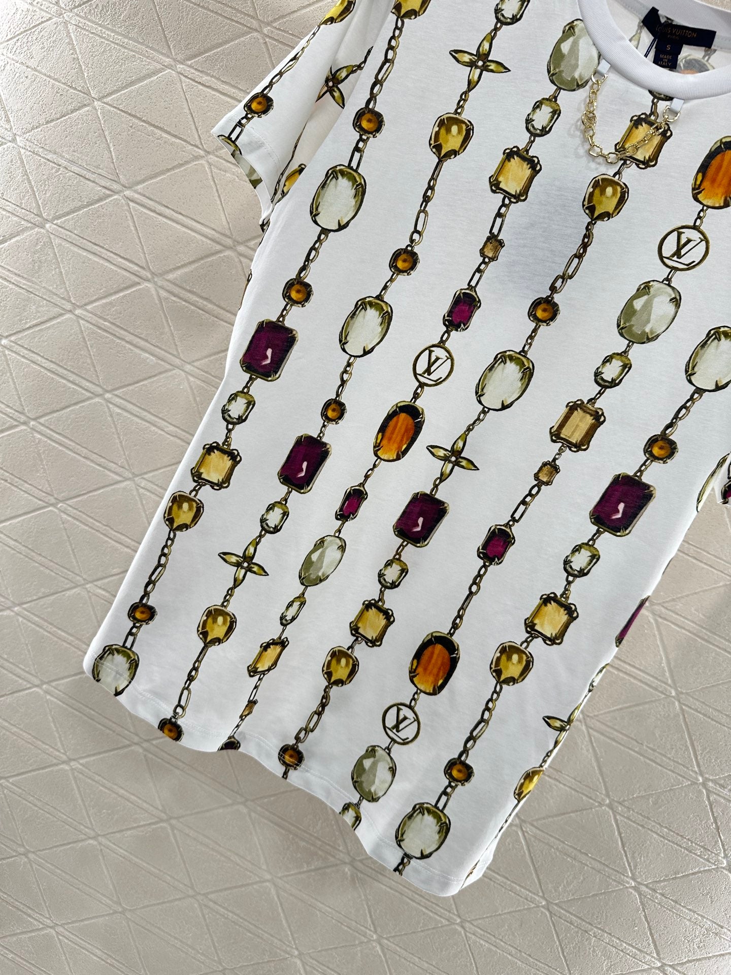 Louis *♥2025 new product Round neck printed chain