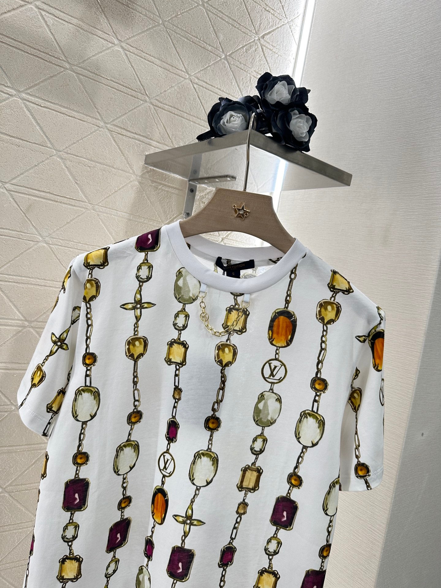 Louis *♥2025 new product Round neck printed chain