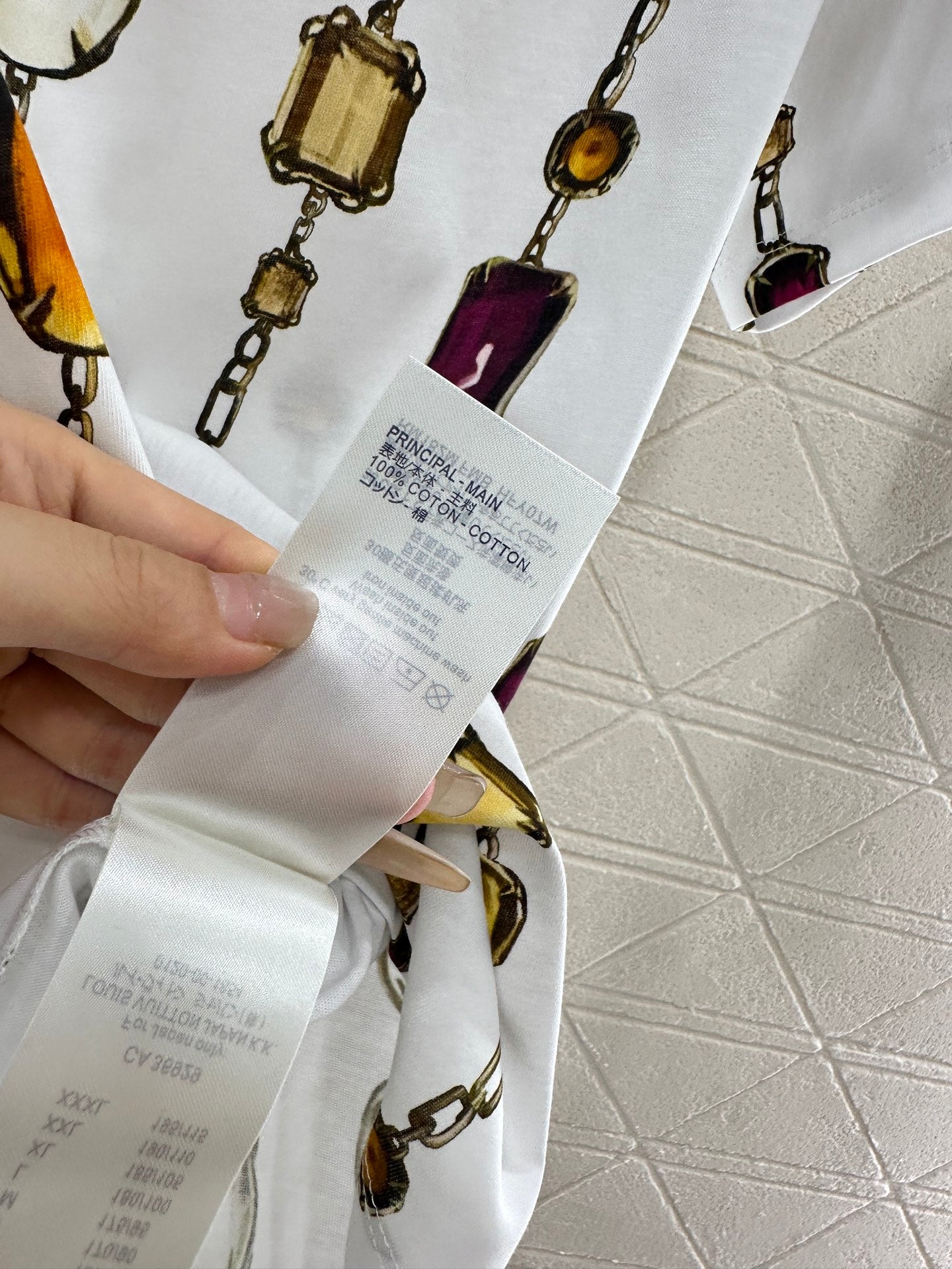 Louis *♥2025 new product Round neck printed chain