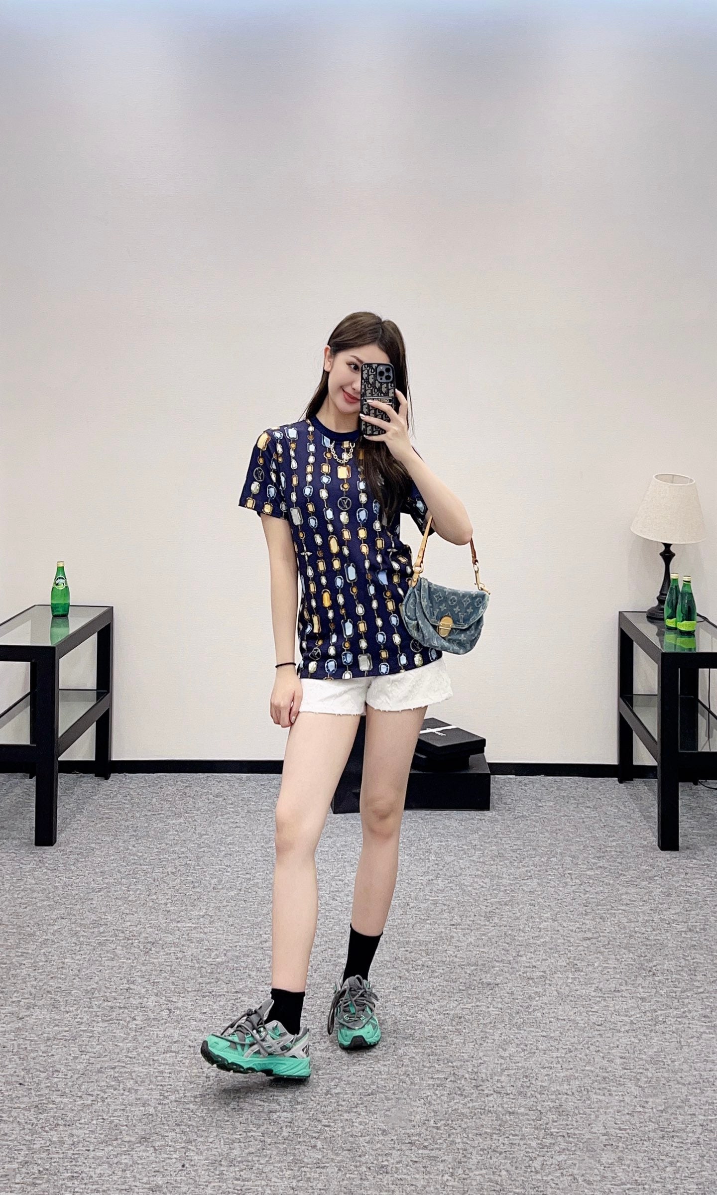 Louis *♥2025 new product Round neck printed chain