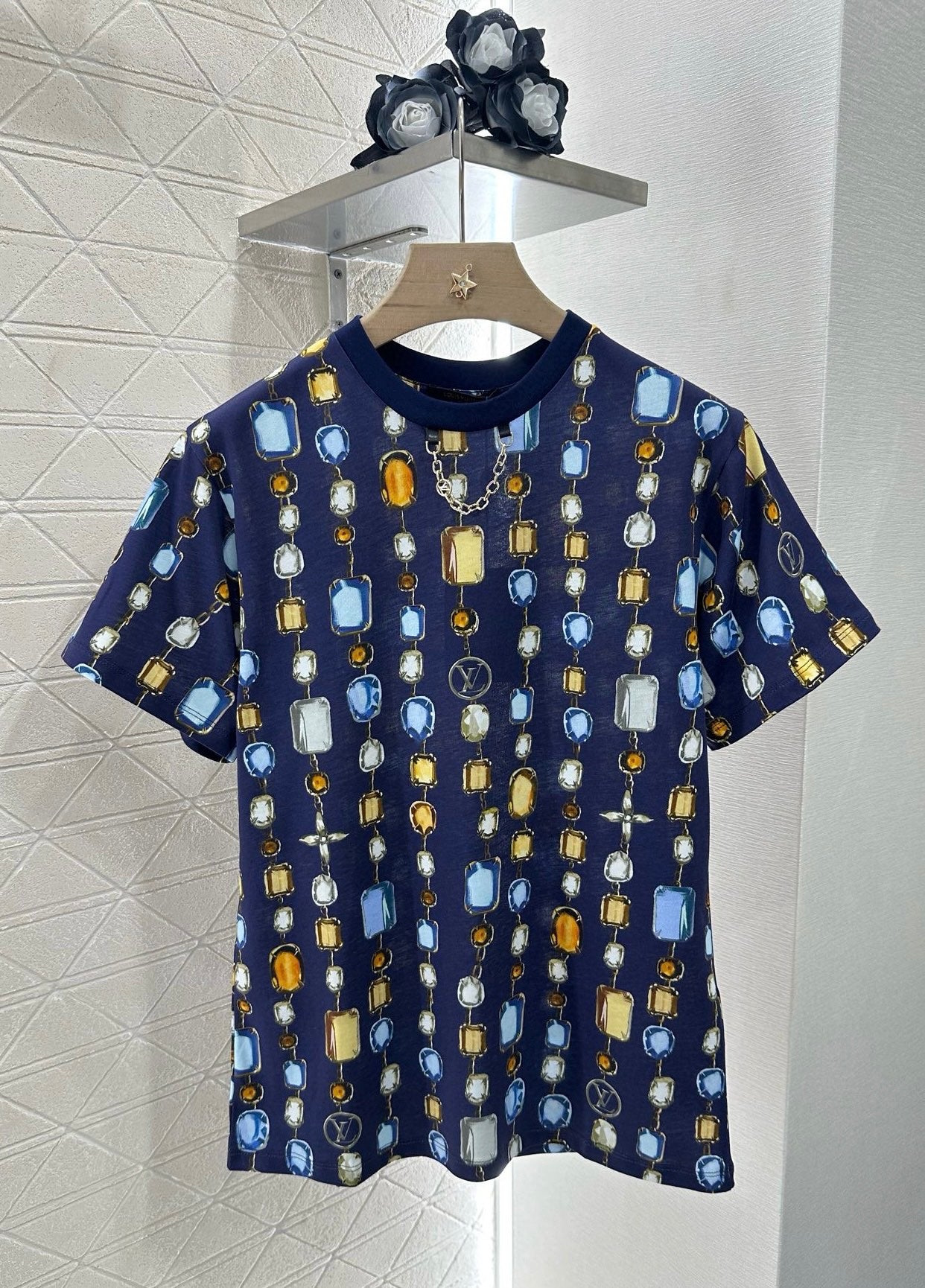 Louis *♥2025 new product Round neck printed chain