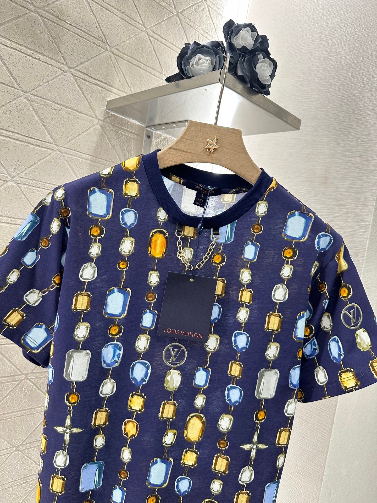 Louis *♥2025 new product Round neck printed chain