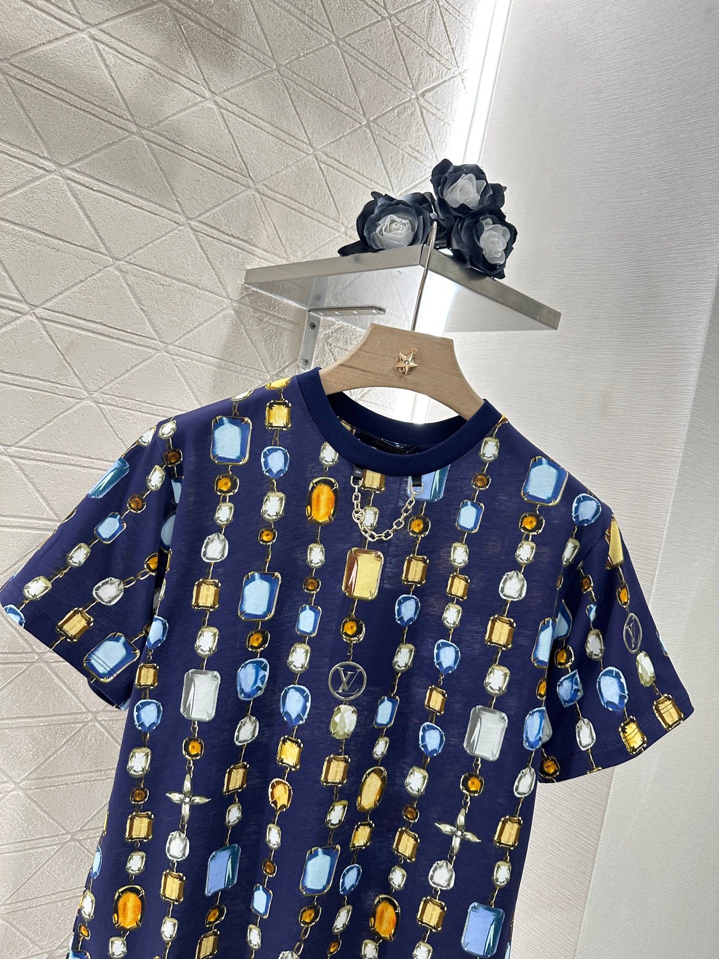 Louis *♥2025 new product Round neck printed chain