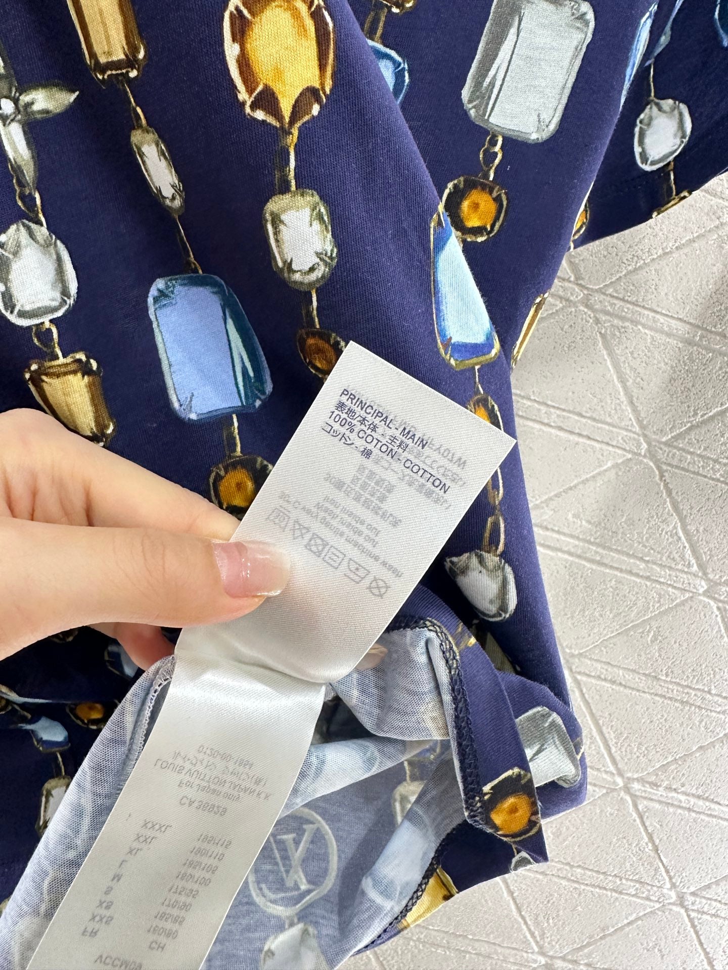 Louis *♥2025 new product Round neck printed chain