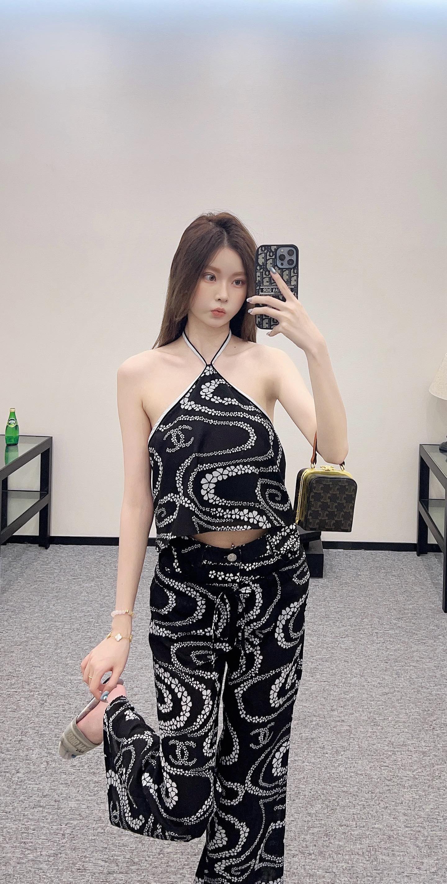 C*♥2025 new products Printed trousers