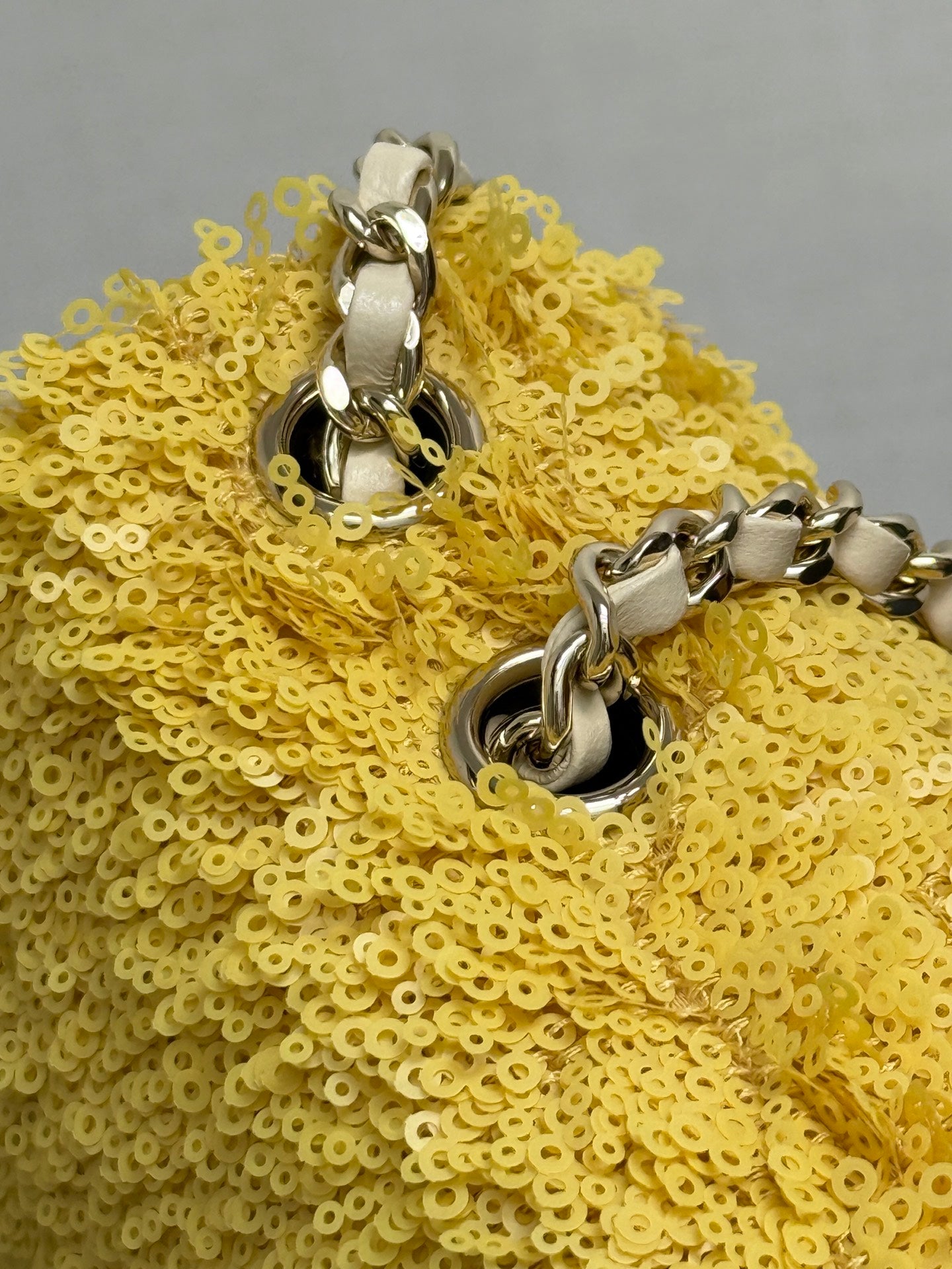 C* New Arrival Sequined CF Flap Bag