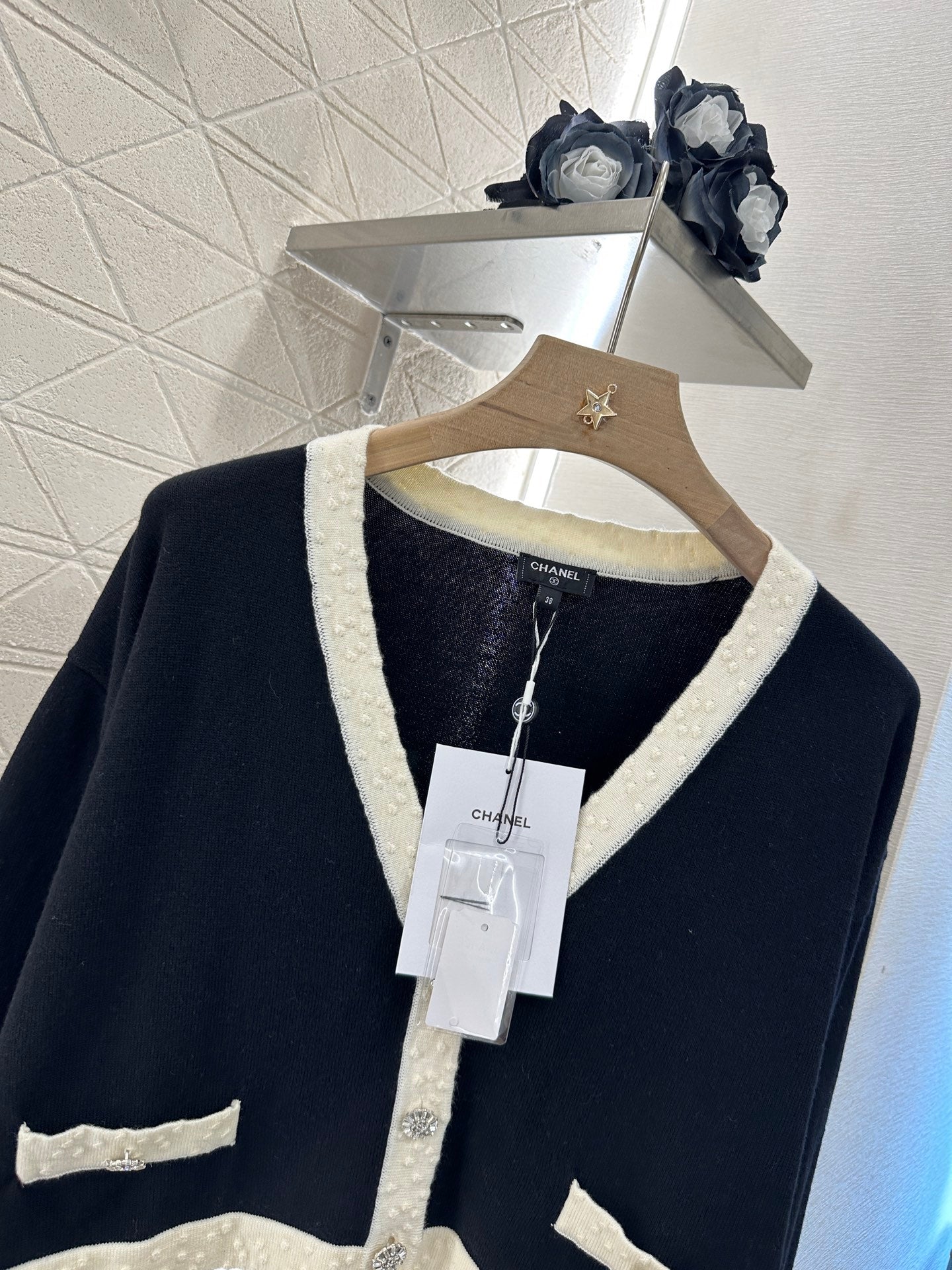 C*♥2025 new product Short knitted cardigan