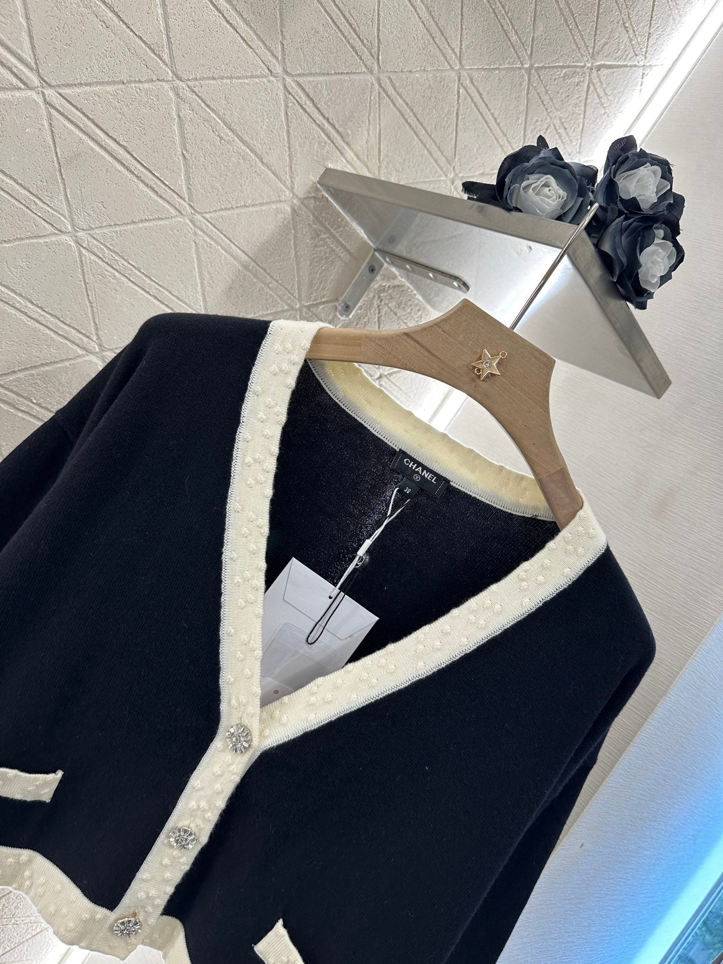 C*♥2025 new product Short knitted cardigan