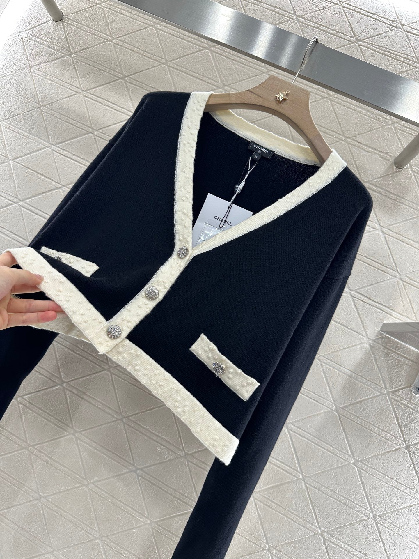 C*♥2025 new product Short knitted cardigan
