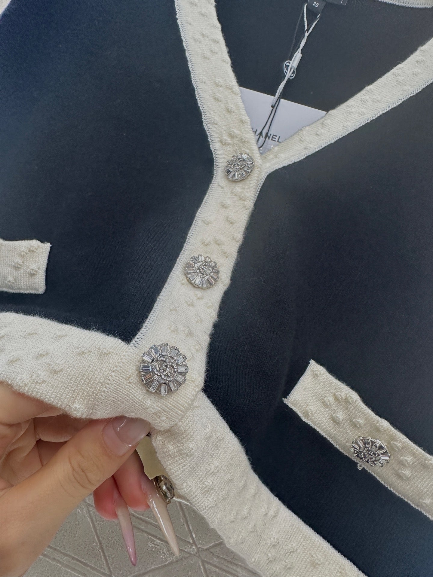C*♥2025 new product Short knitted cardigan