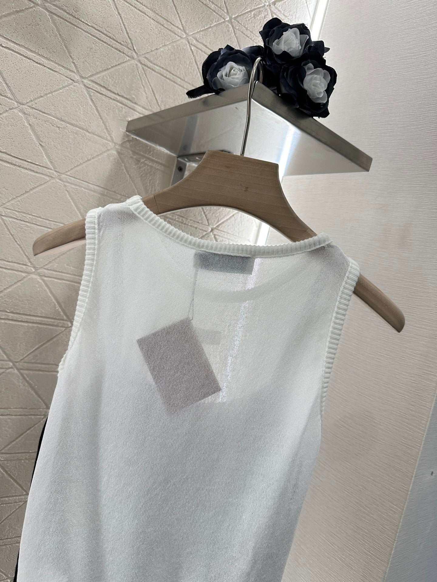 Mi*mi*♥2025 new product Fake two-piece vest