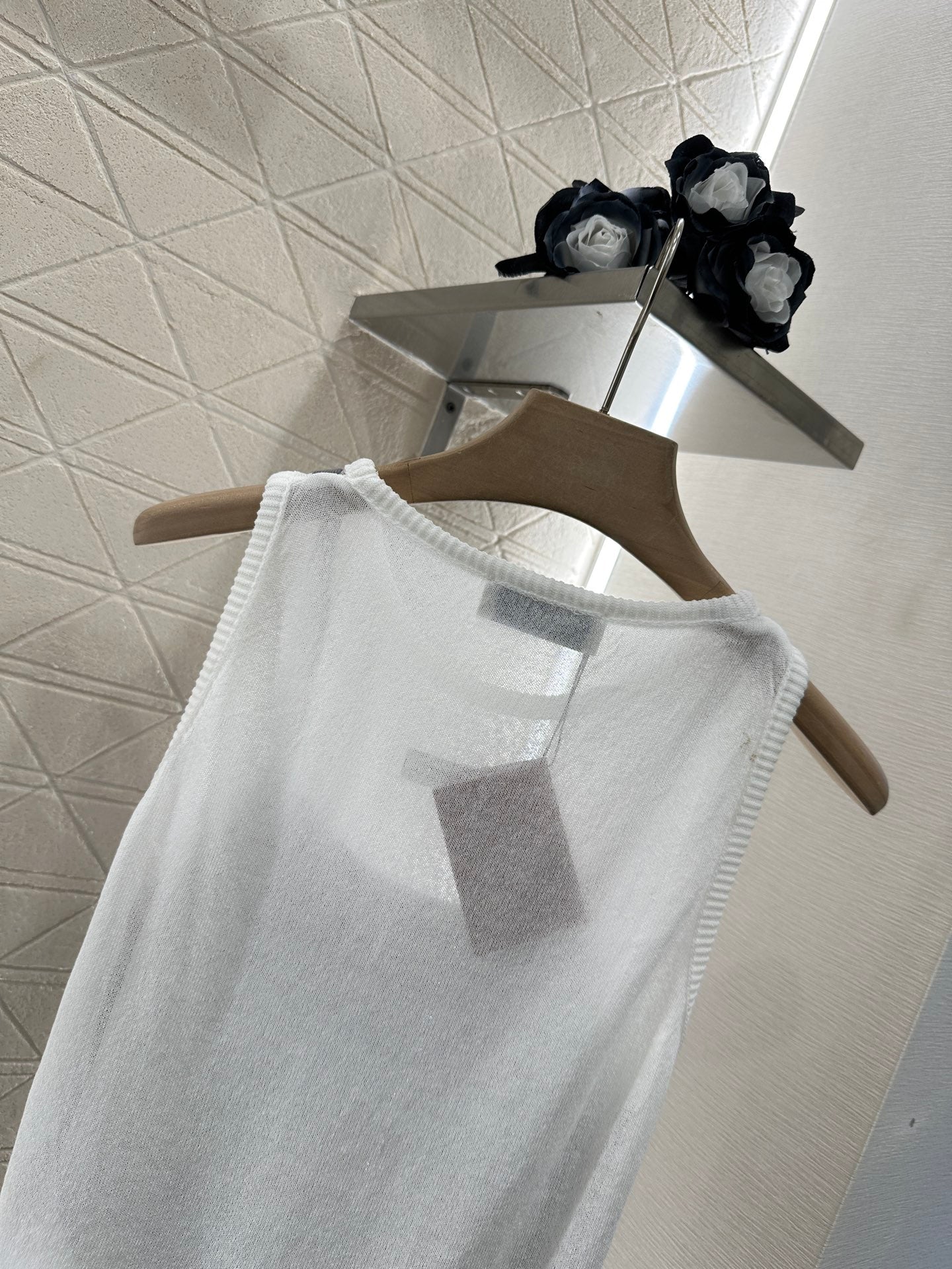 Mi*mi*♥2025 new product Fake two-piece vest