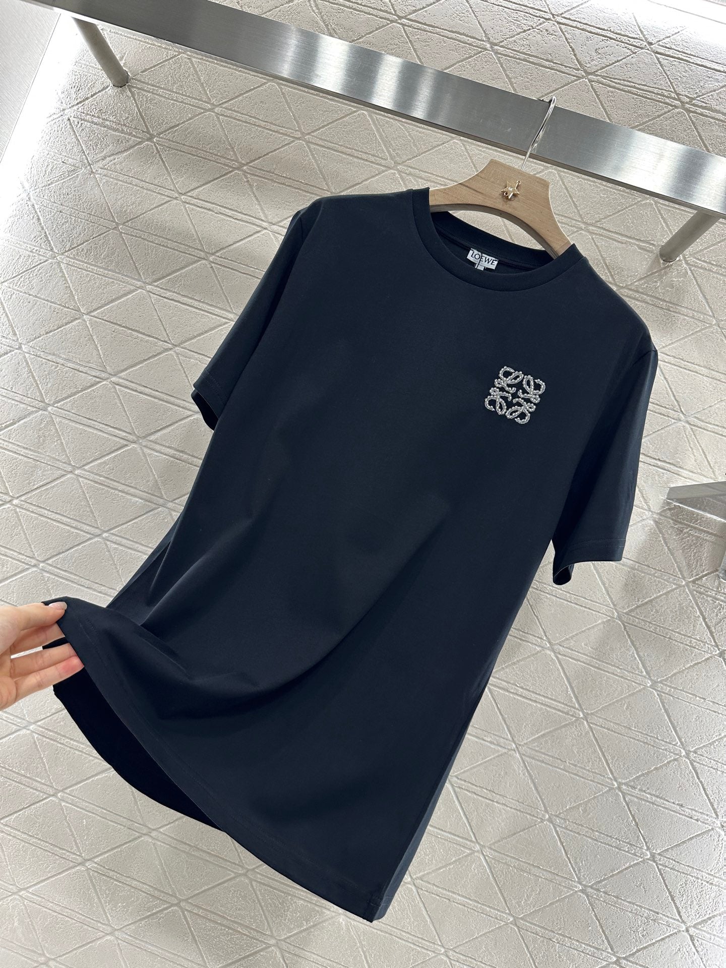 L*♥2025 new product Beaded short sleeves