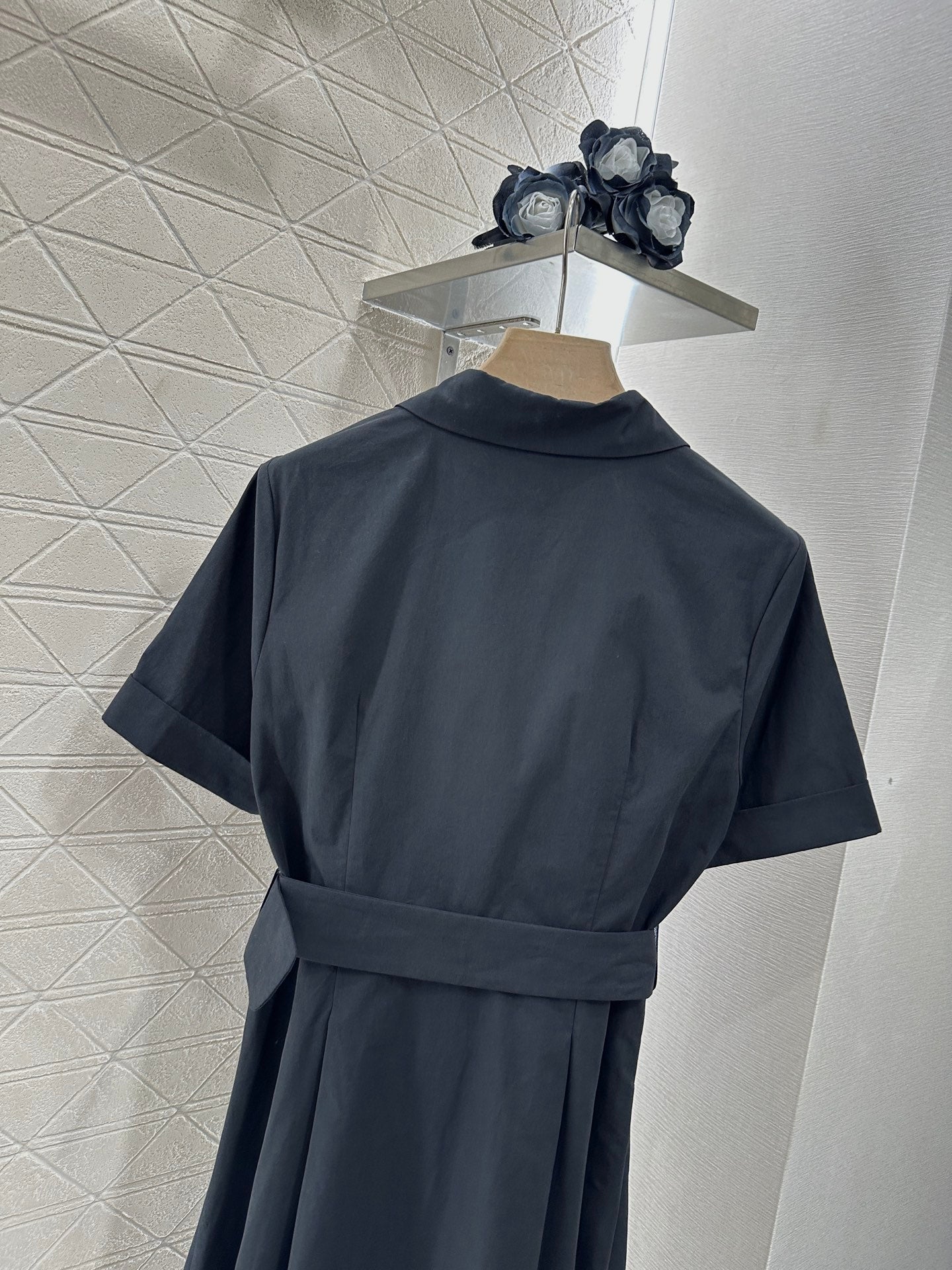 Mi*mi*♥2025 new products Belt shirt dress