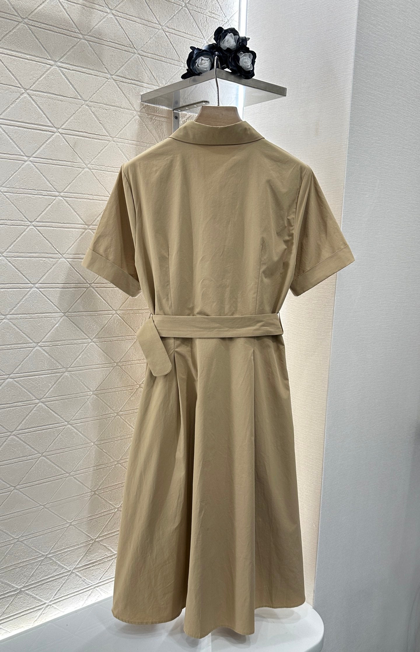 Mi*mi*♥2025 new products Belt shirt dress