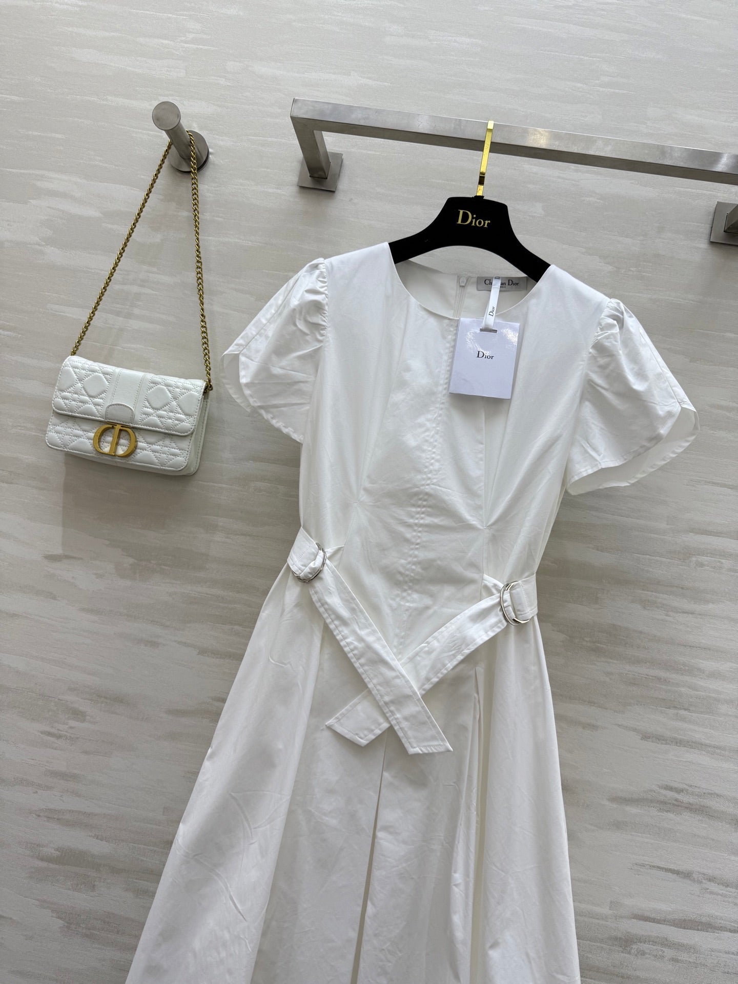 D*♥2025 new style waist-length puff sleeve dress
