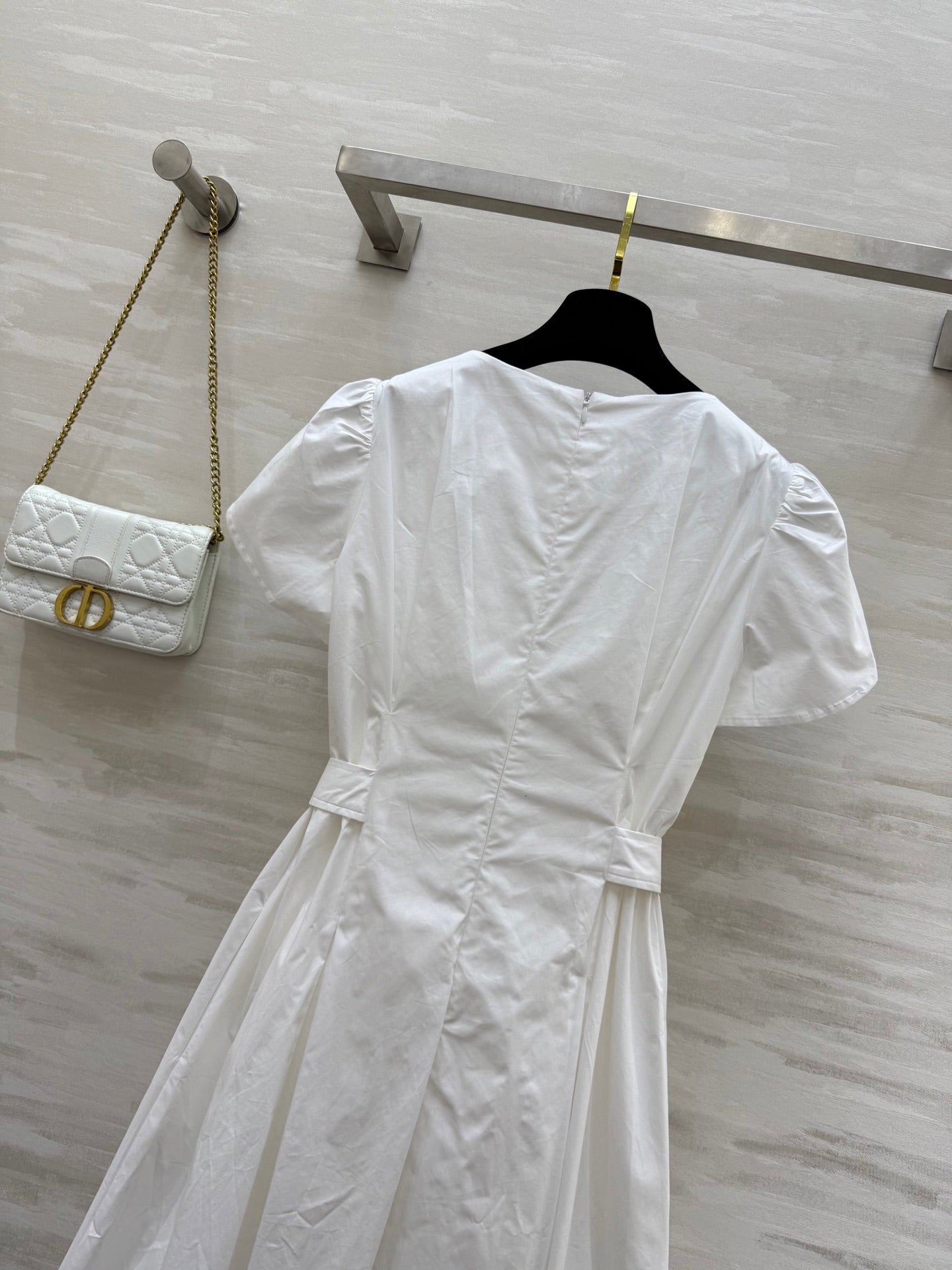 D*♥2025 new style waist-length puff sleeve dress
