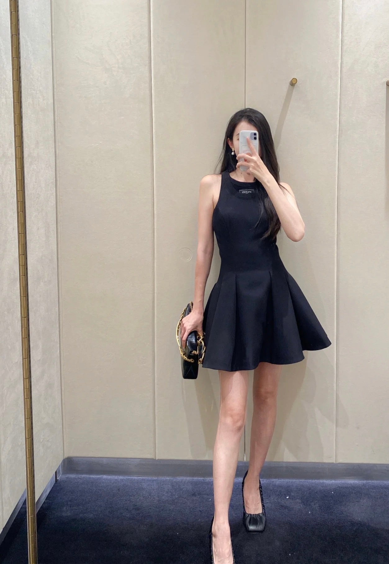 B*♥2025 New Arrivals Sleeveless Dress with Logo