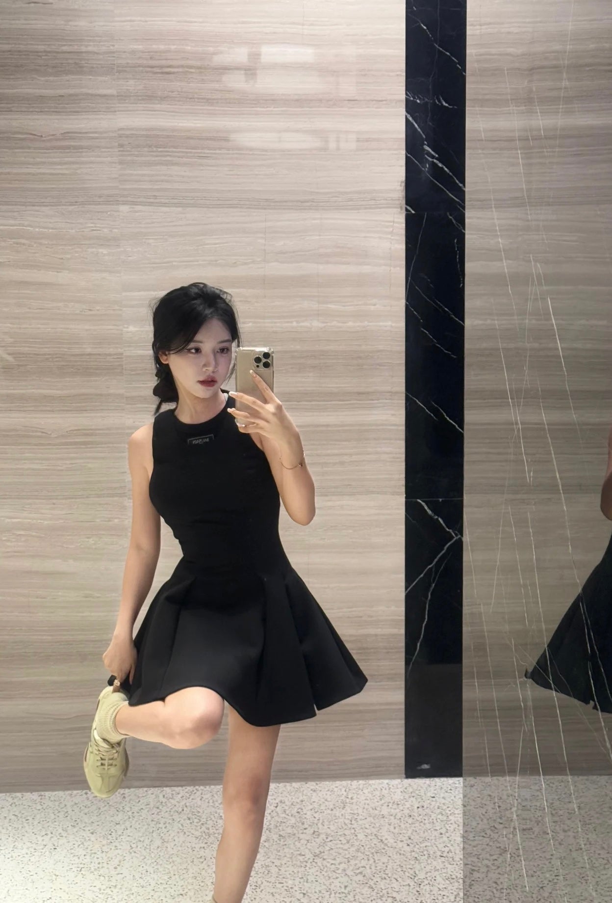 B*♥2025 New Arrivals Sleeveless Dress with Logo