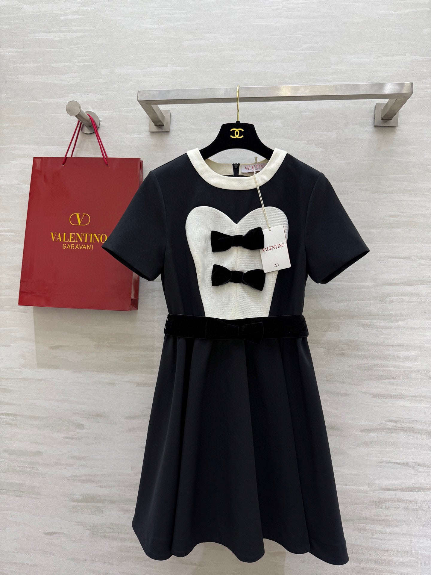 V*♡²⁵Retro palace style bow dress