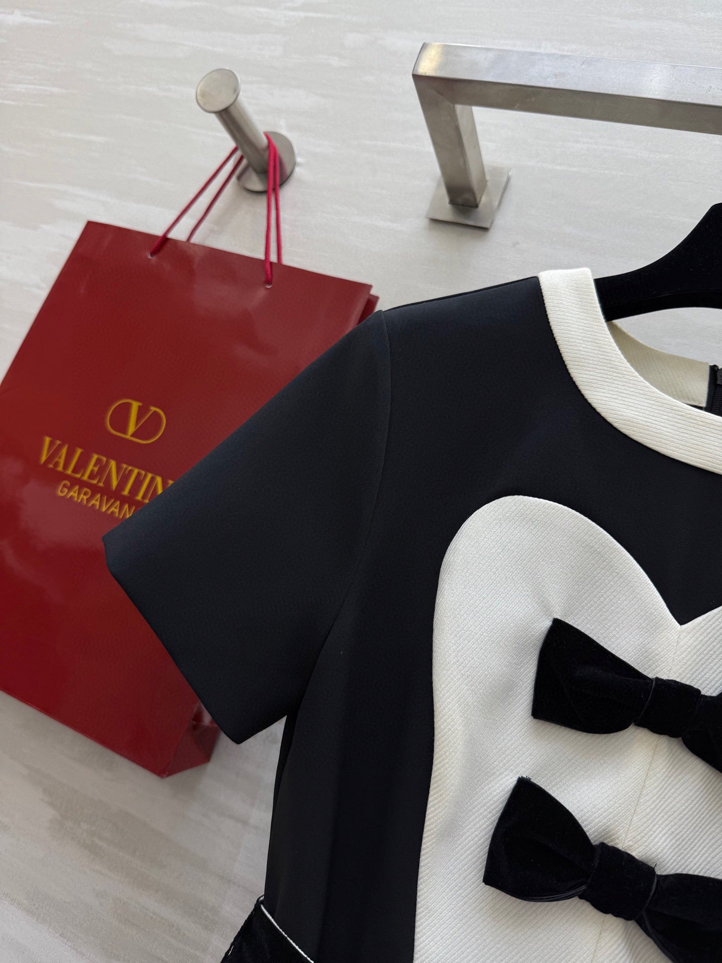 V*♡²⁵Retro palace style bow dress