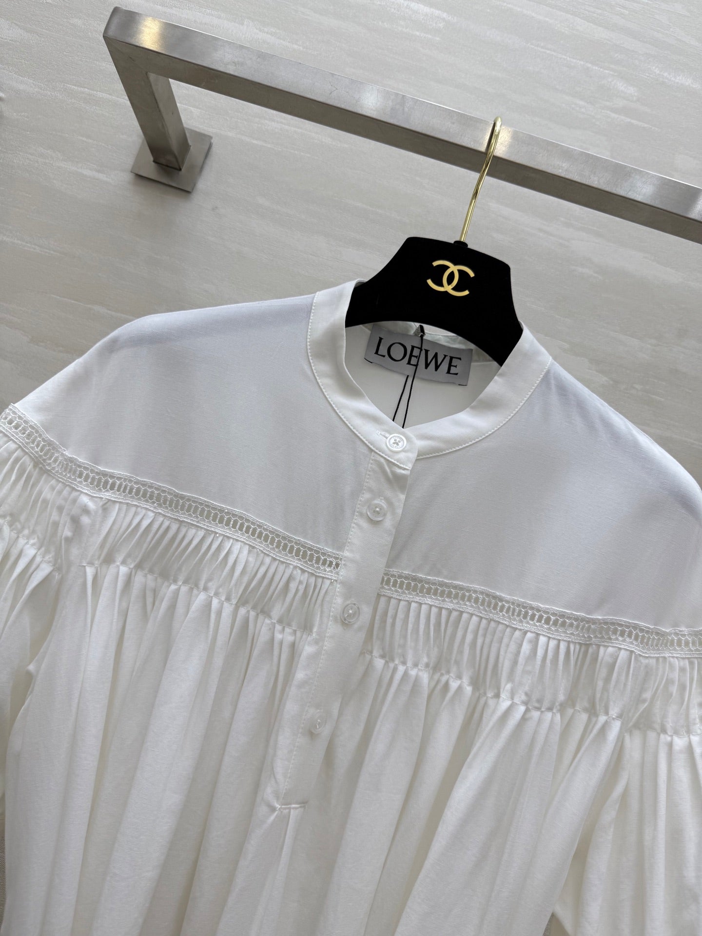 L*♡²⁵ New Embroidered Cotton and Linen Dress