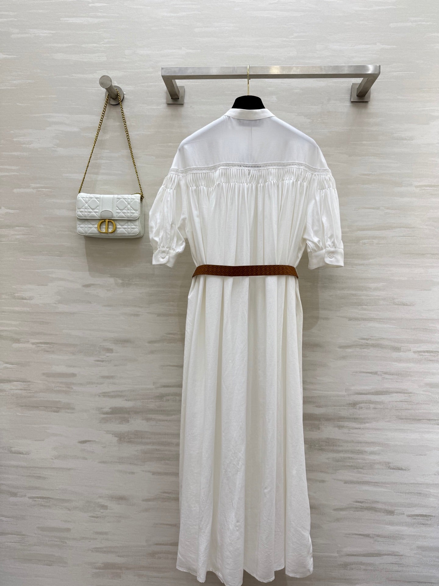 L*♡²⁵ New Embroidered Cotton and Linen Dress