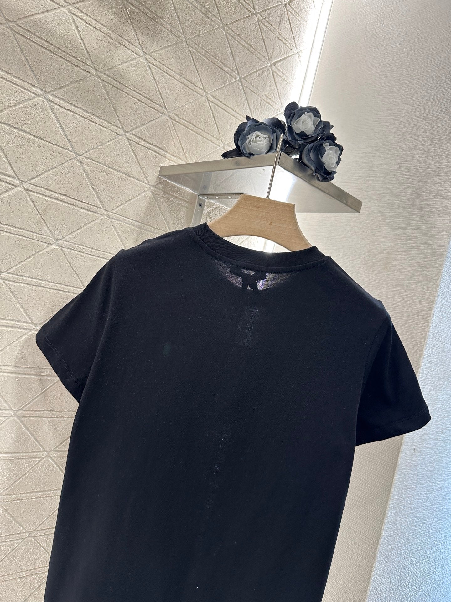 M*♥2025 new product Heart letter short sleeves